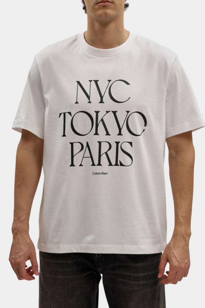 LV04RD809G Футболка Calvin Klein Jeans Белый