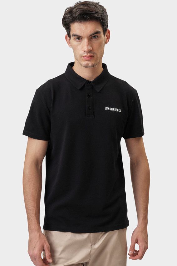 Поло Bikkembergs Черный