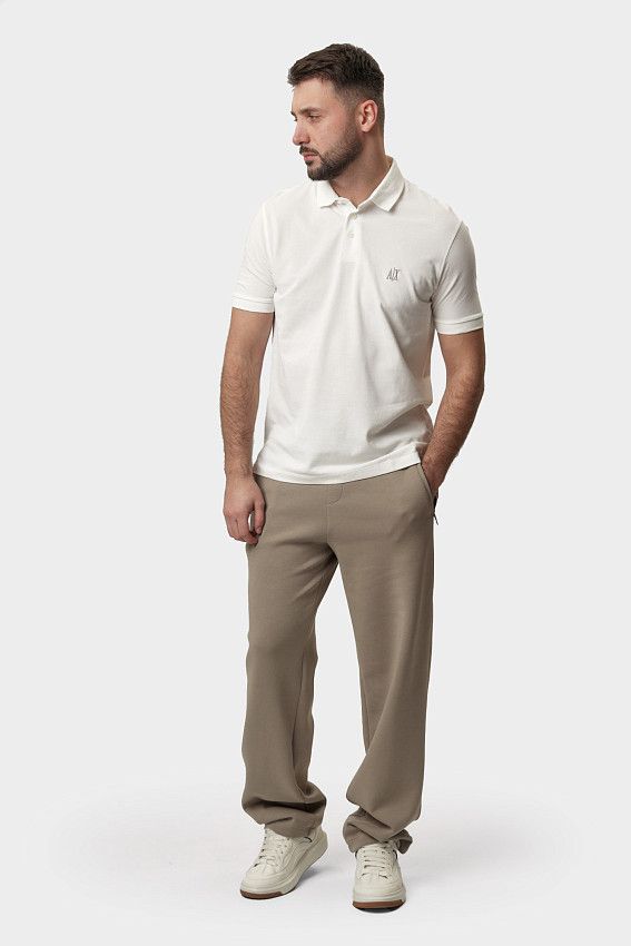 Поло Armani Exchange Белый
