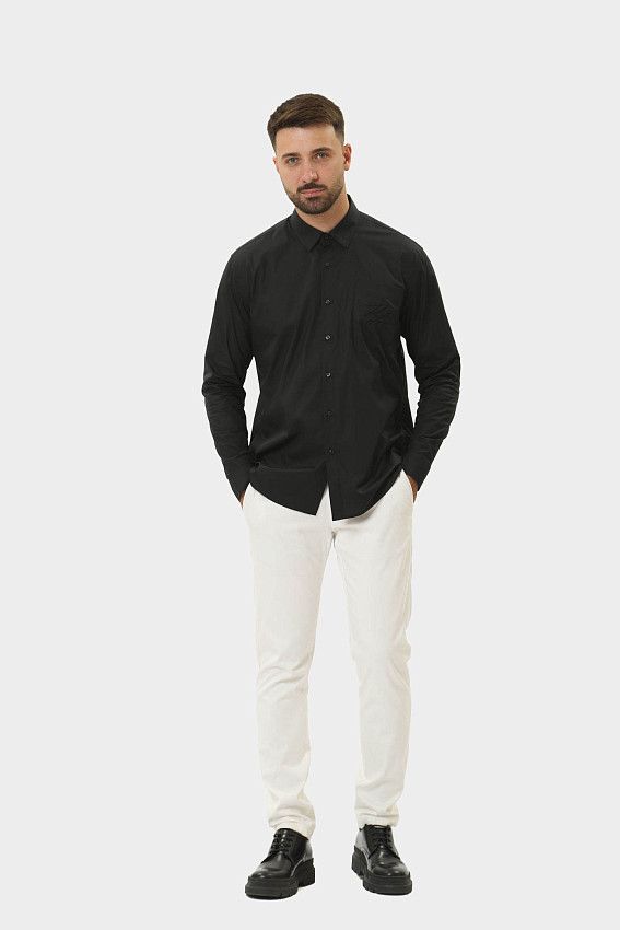 Рубашка с длинным рукавом Karl Lagerfeld Черный