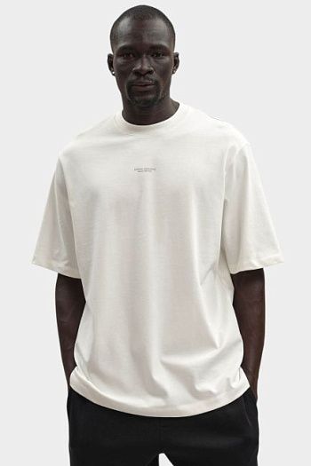 Футболка хлопковая молочный Armani Exchange