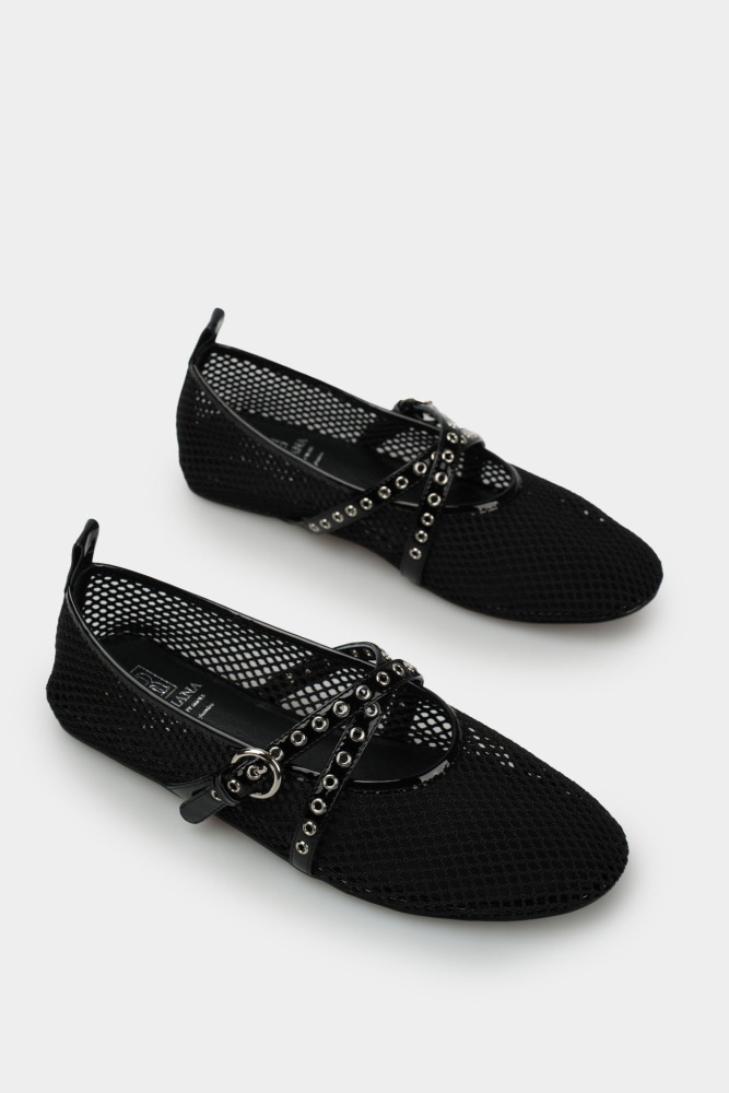 AM067-53 Балетки Graciana Черный