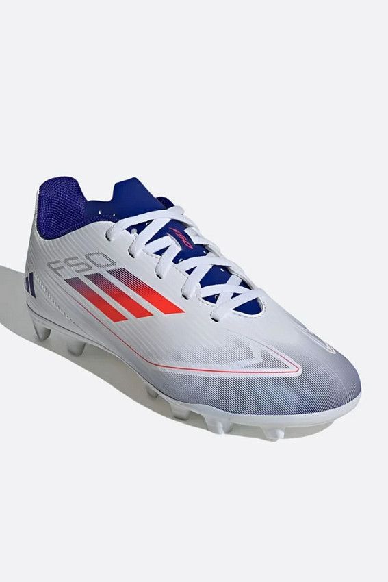 Бутсы Adidas 'F50 CLUB FxG J FTWWHT/SOLRED/LUCBLU'