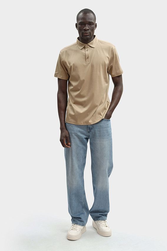 Поло Strellson Бежевый