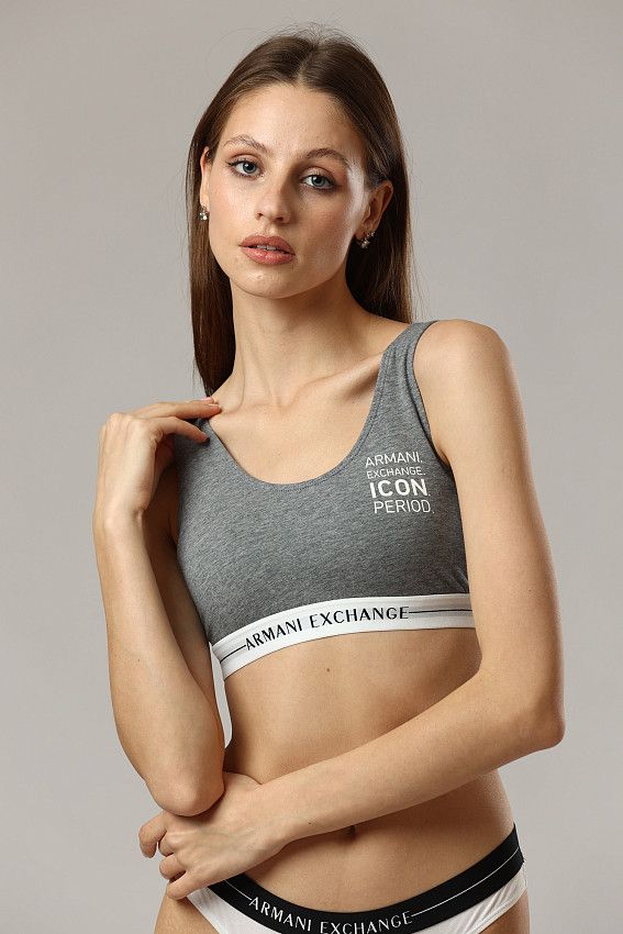 Топ Armani Exchange Серый