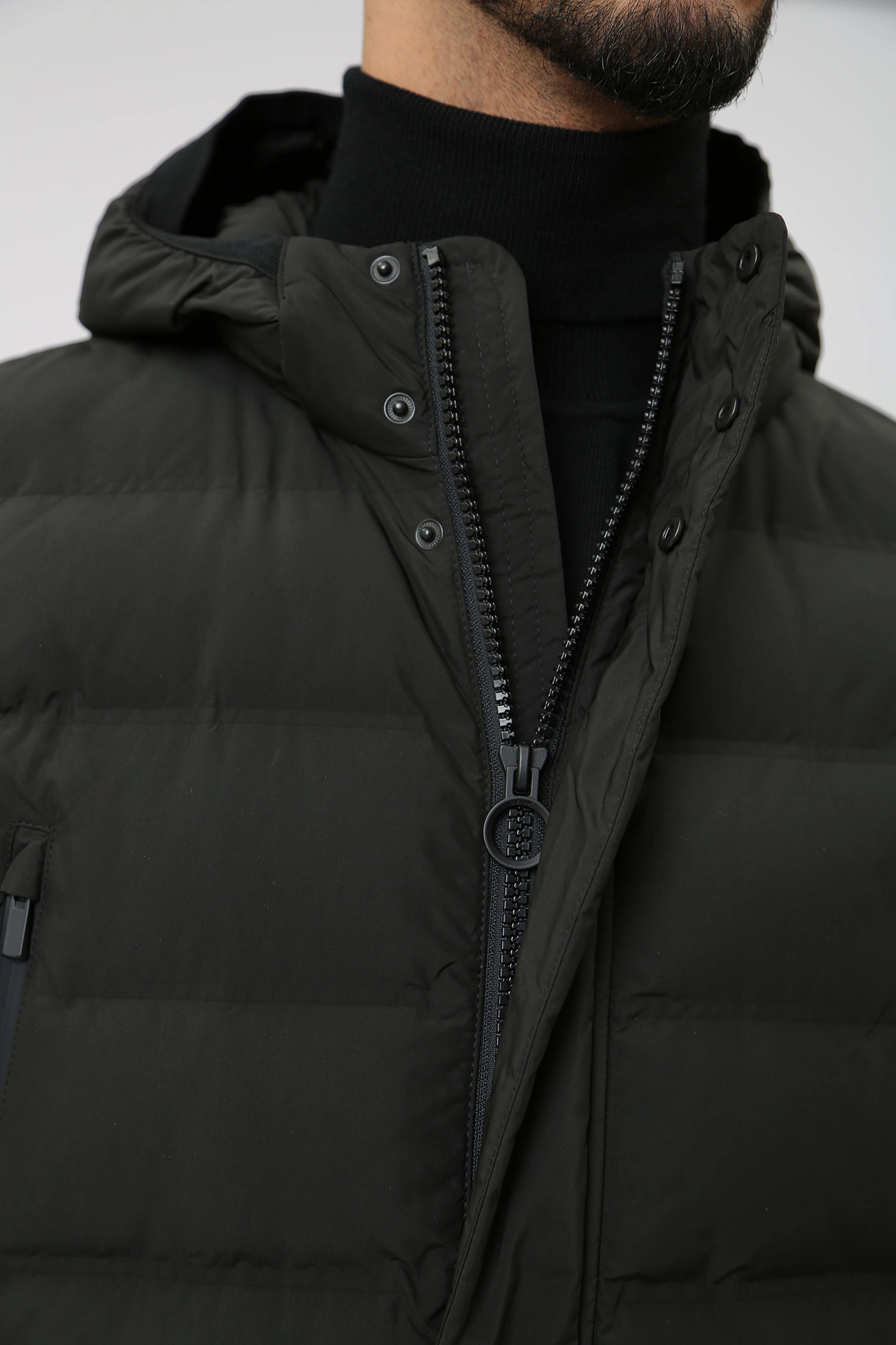 M3629LT2961F Пуховик длинный Geox Черный