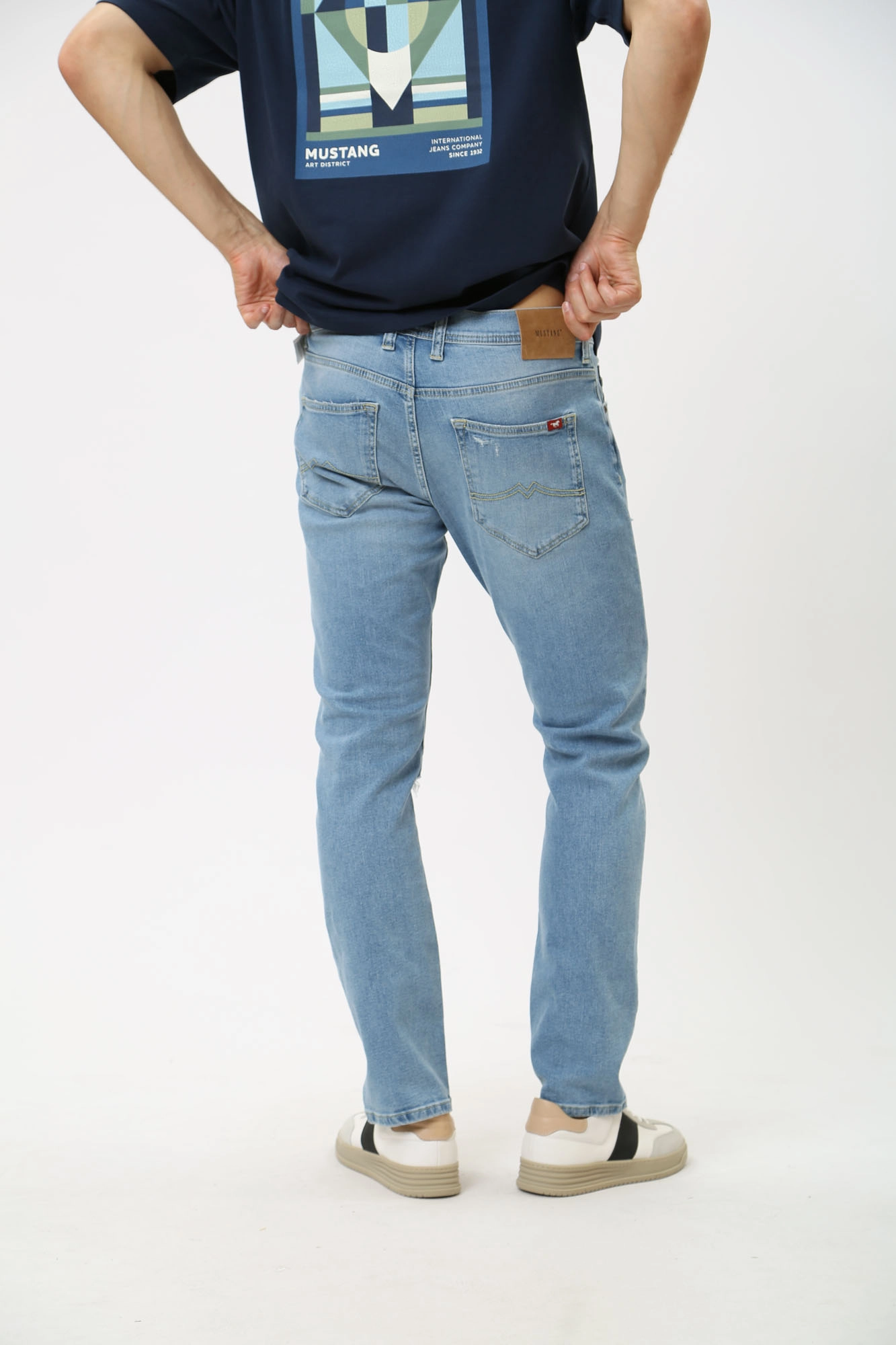 1015125 Джинсы Oregon Slim Mustang Синий