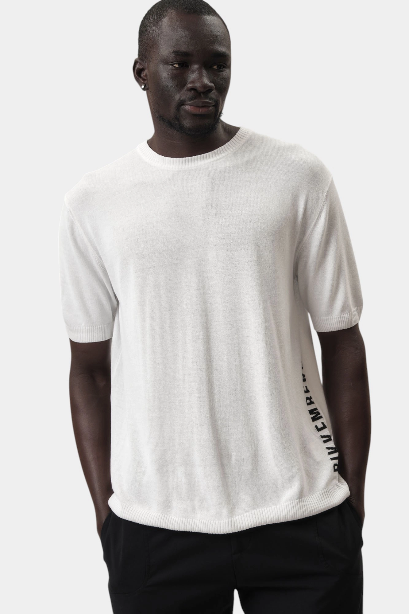 BMM0773 Футболка трикотажная Bikkembergs Белый