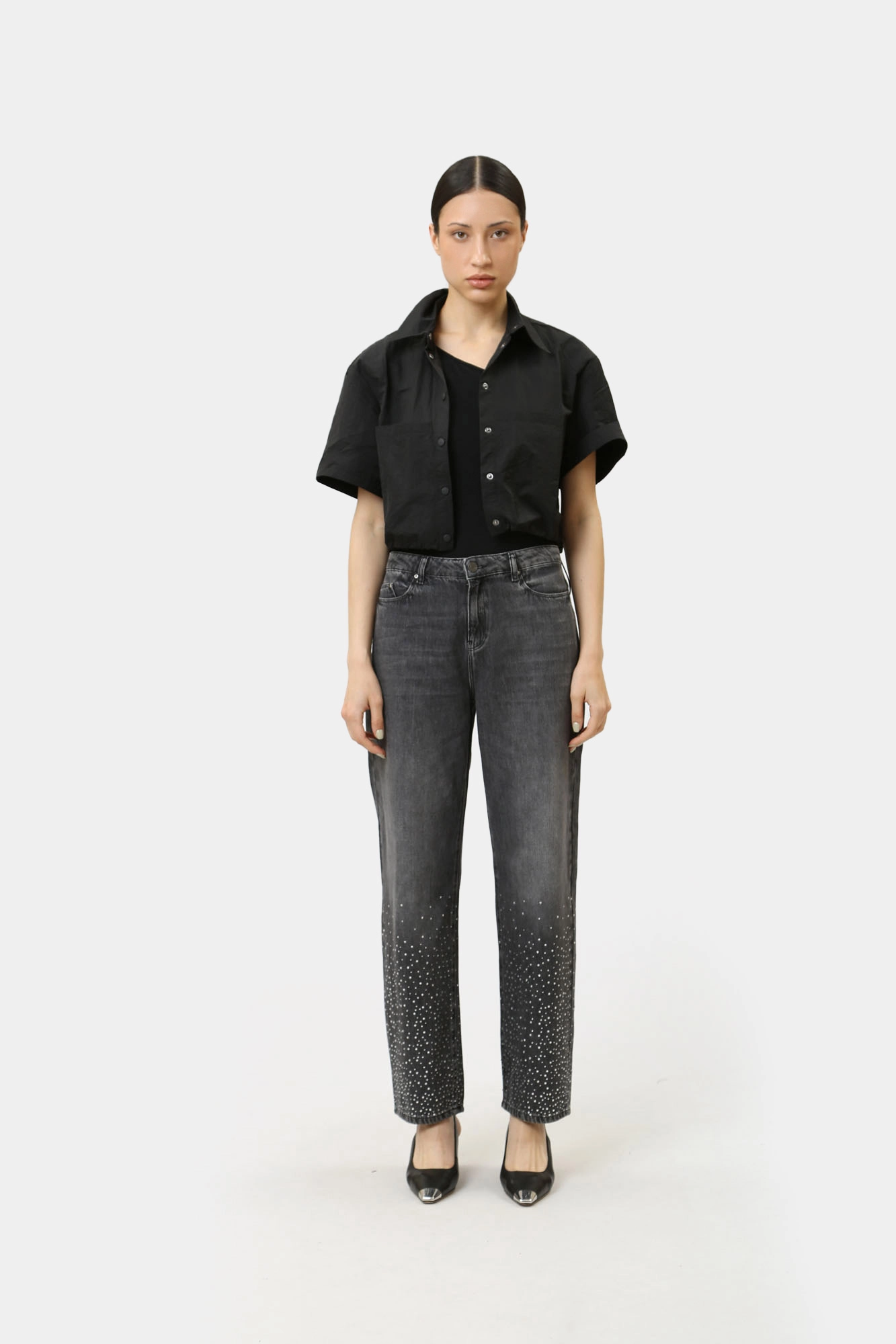 240W1104 брюки джинсовые karl lagerfeld 