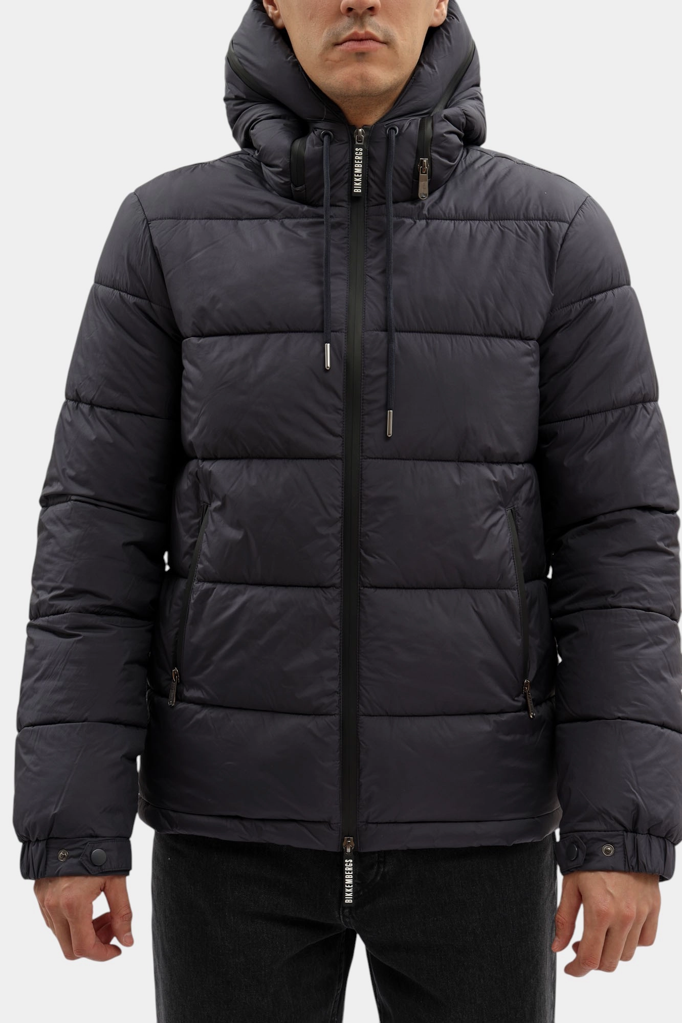 BMG1318 Пуховик Bikkembergs Синий