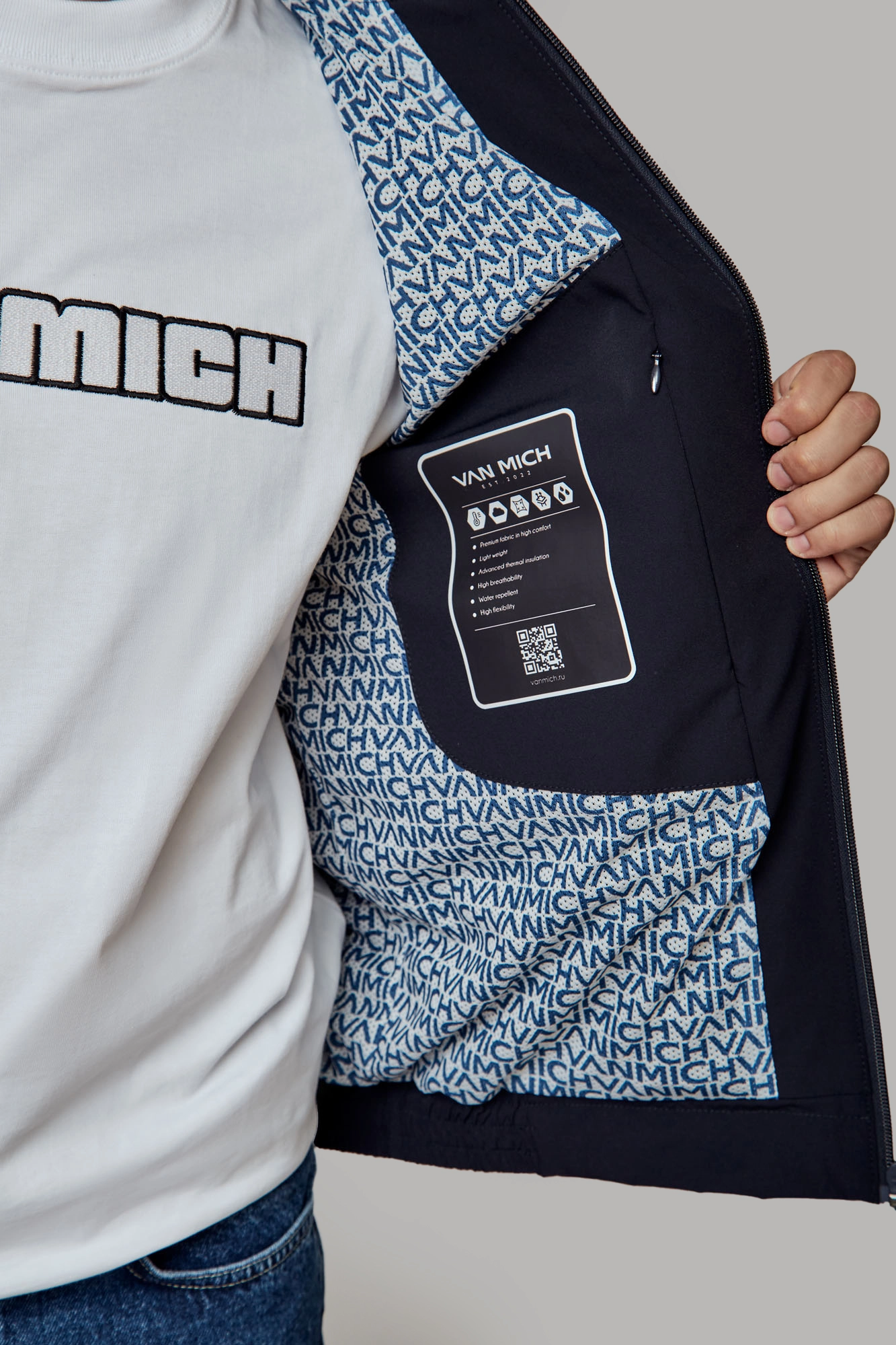 VM-CRI-52-325 Куртка Van Mich Синий