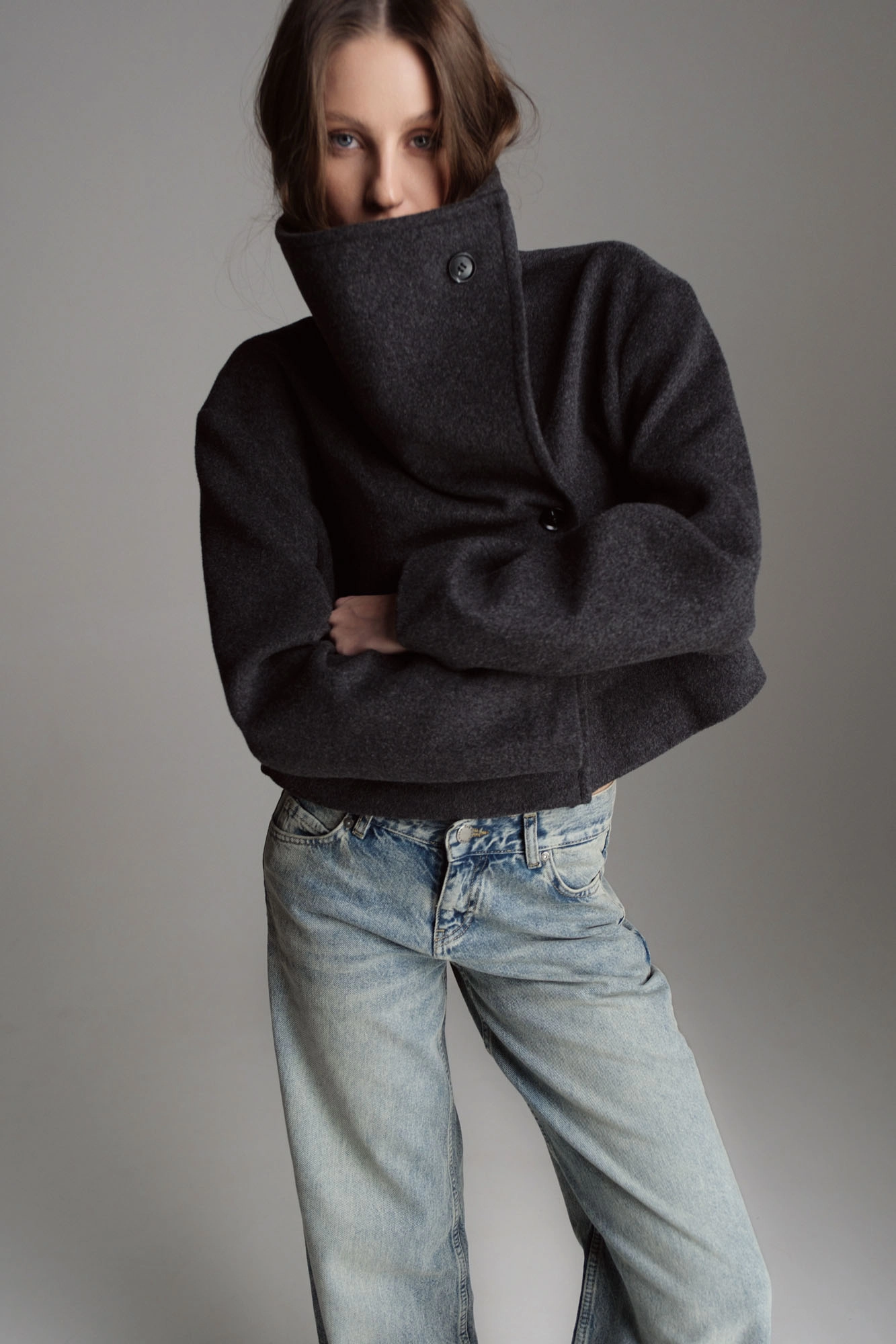 W-242-TO-56-4874 джинсы широкие the hills 