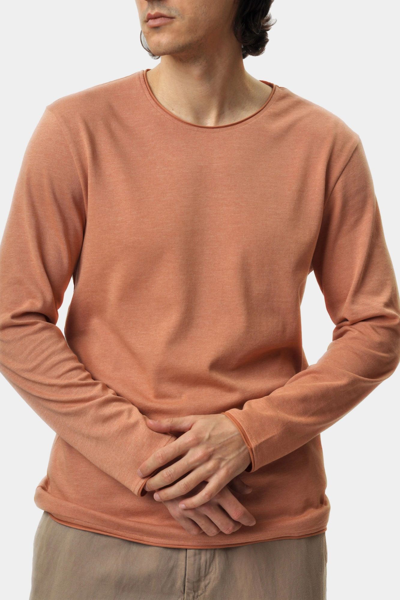 30045639_10019457 Лонгслив Strellson Бежевый