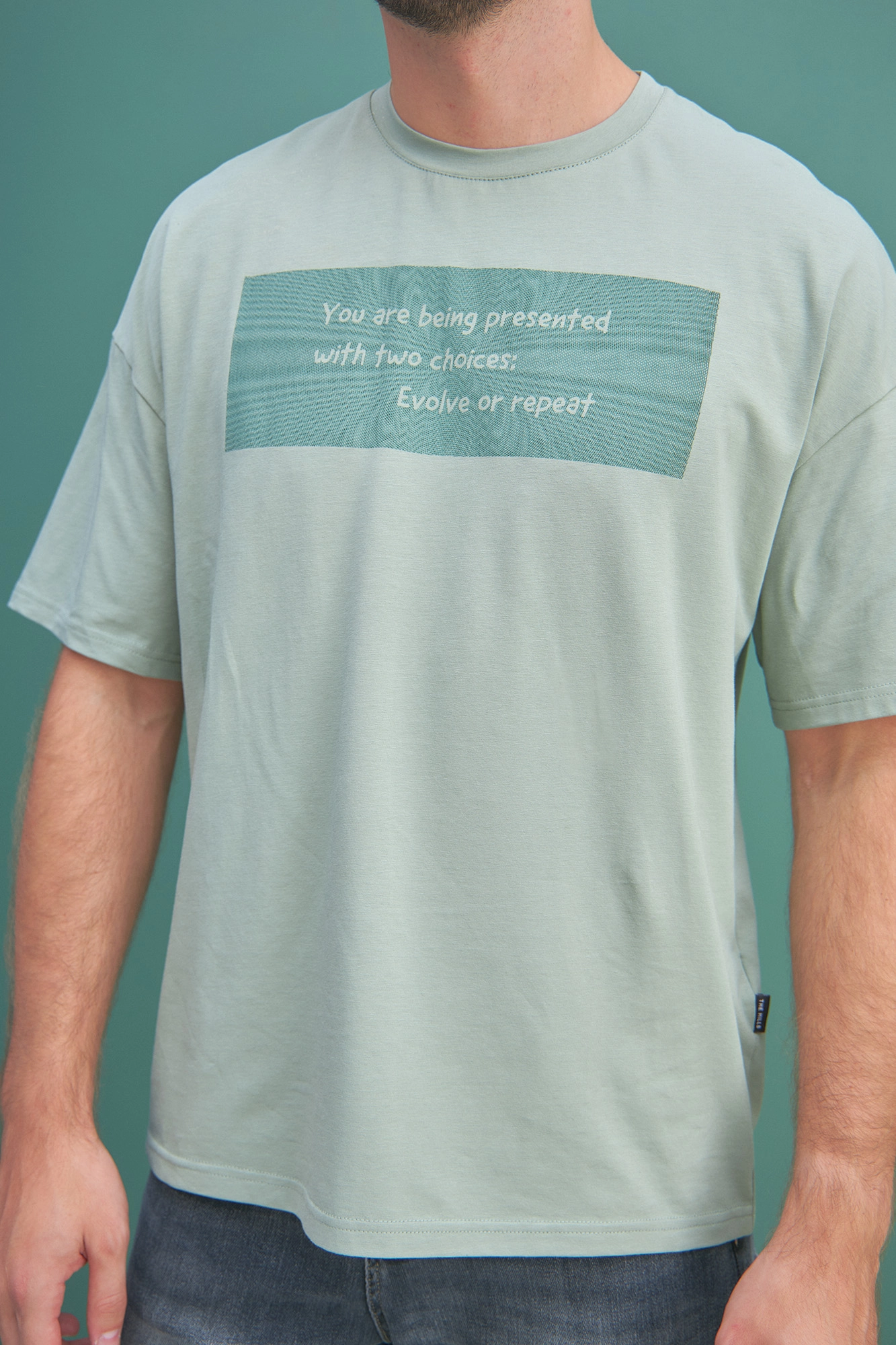 M-232-P-22-0057 Футболка The Hills Зеленый