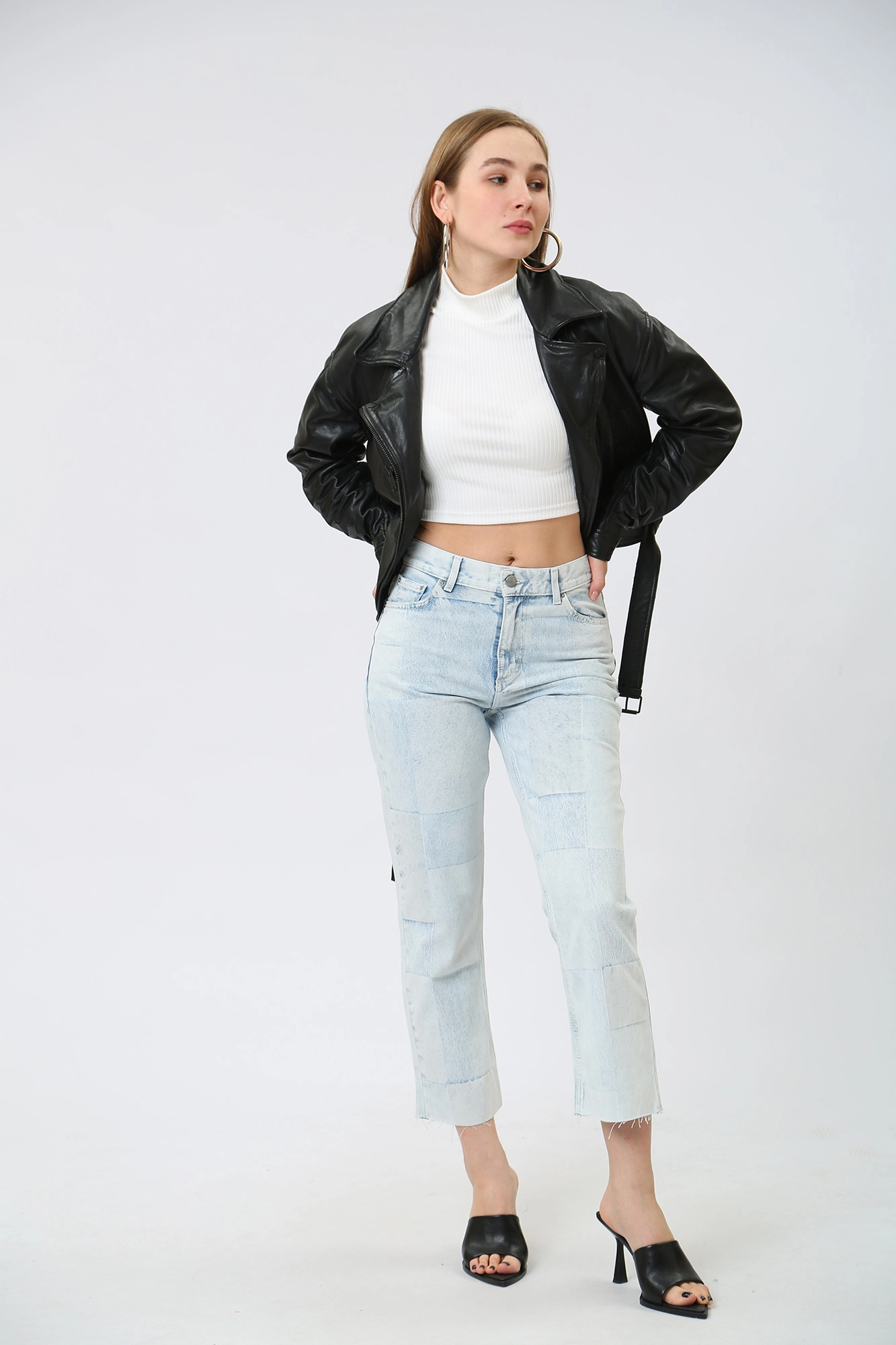 1013452-5000 джинсы brooks straight 7/8 mustang