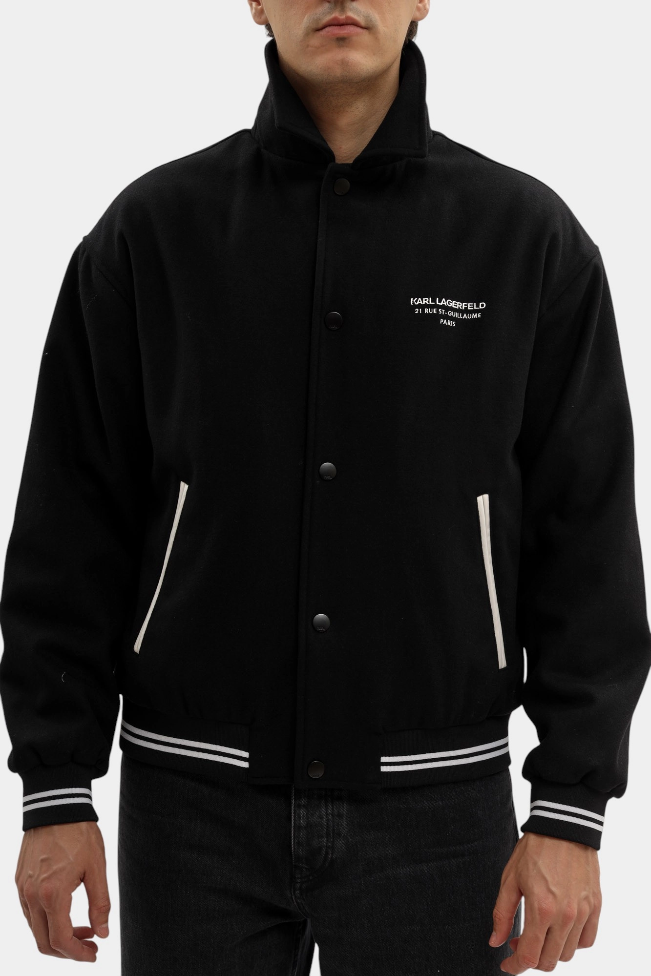 553538_505006 Бомбер Karl Lagerfeld Черный