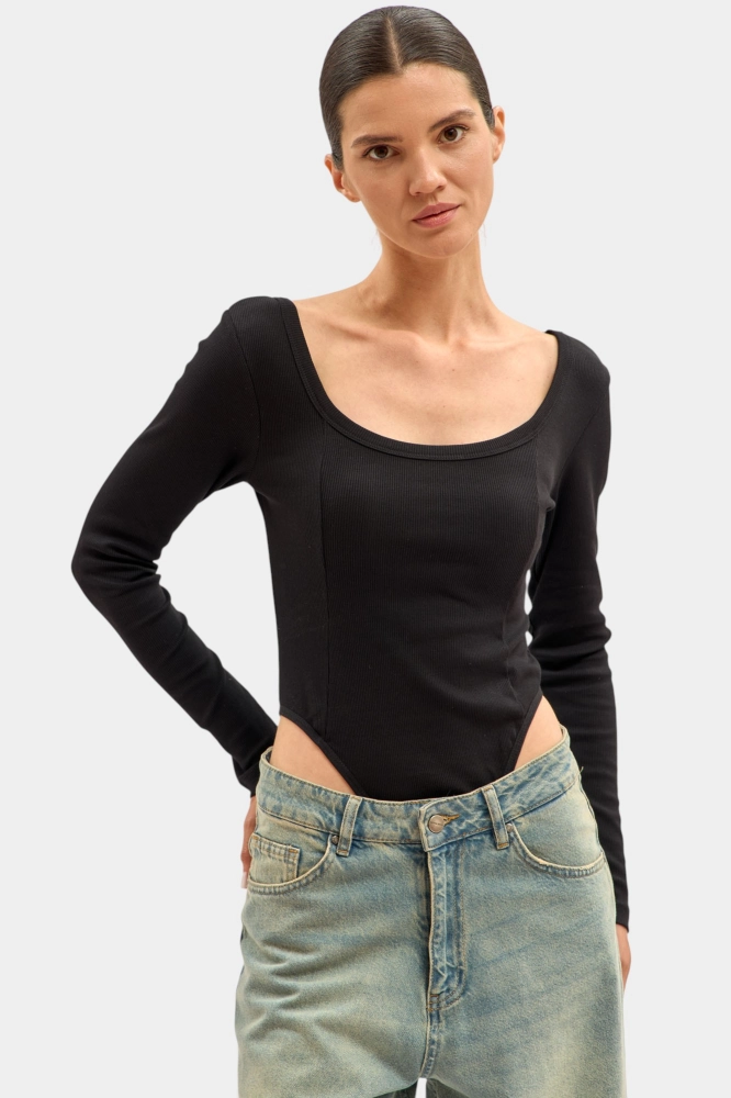 Топ Armani Exchange Хлопок Белый