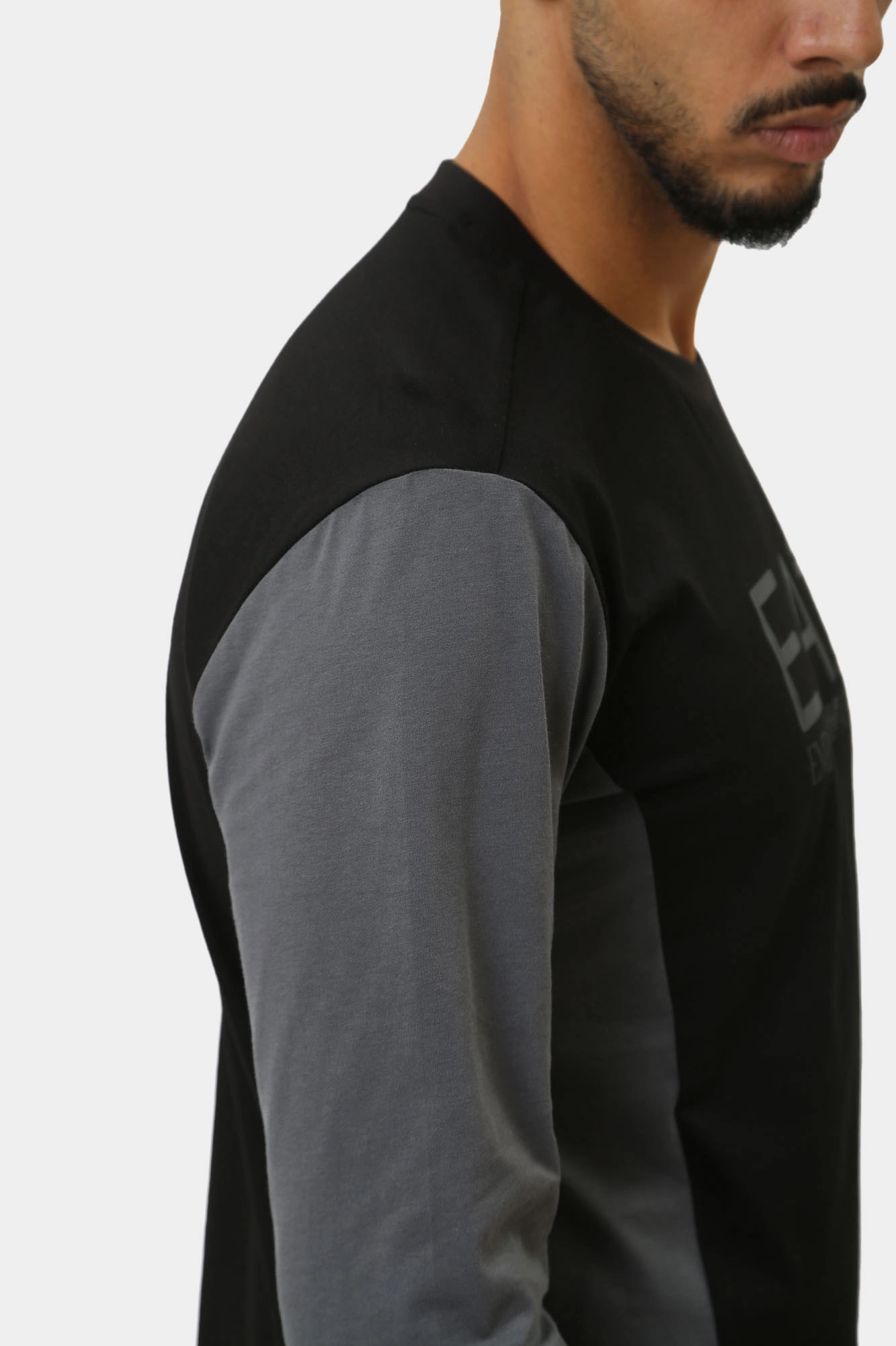 6DPT24_PJVPZ_1200 Лонгслив EA7 Черный