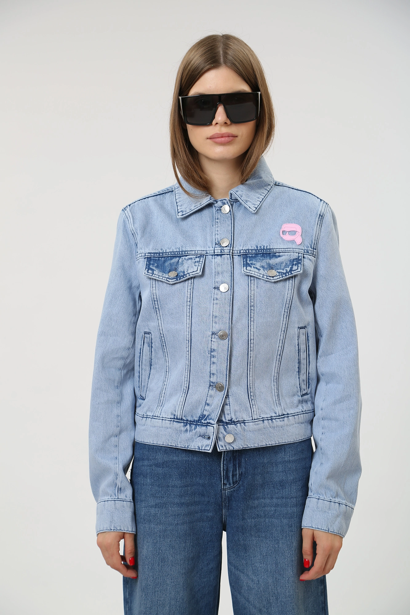235W1407 куртка джинсовая karl lagerfeld 