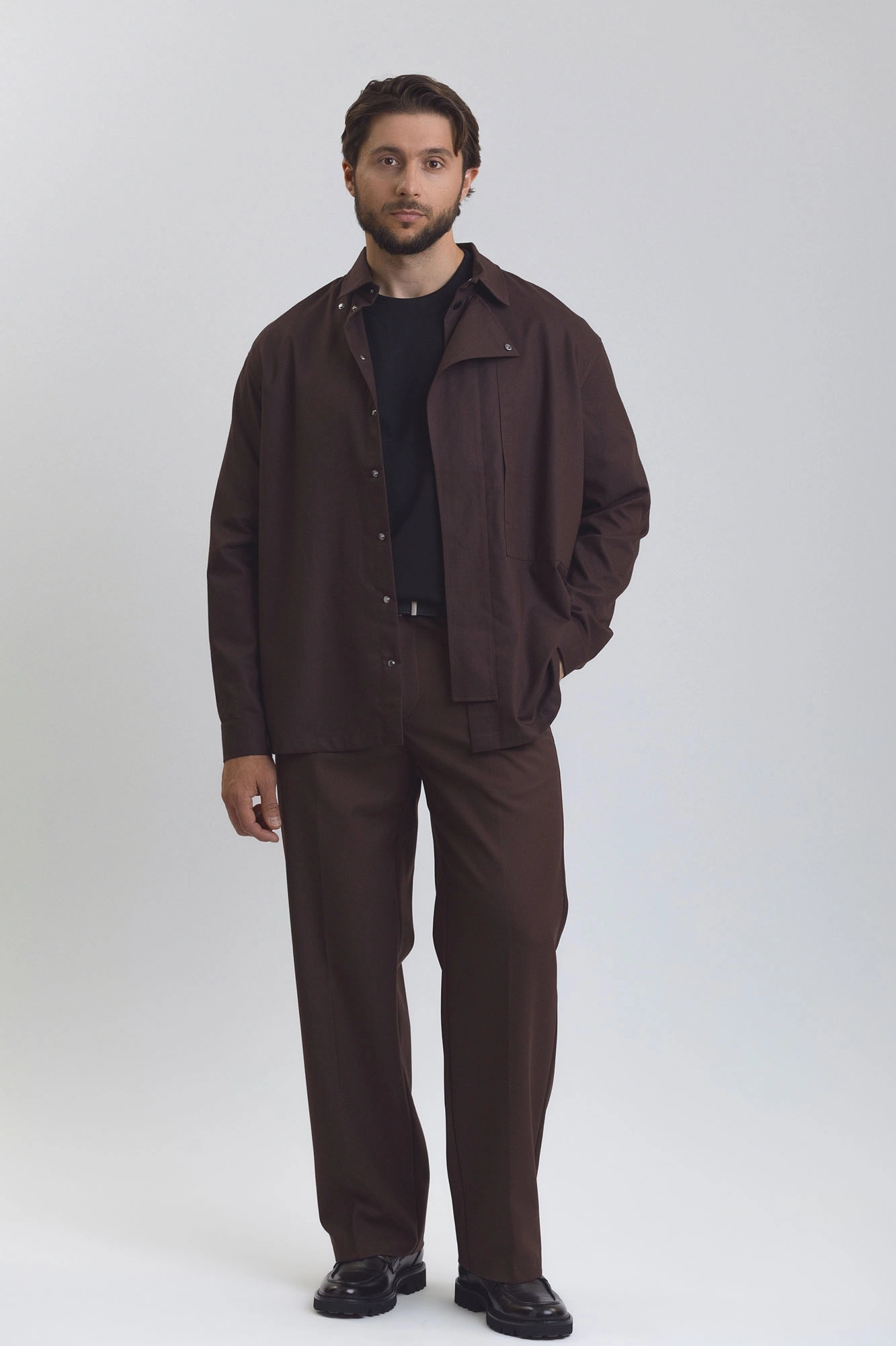 M-252-TH-56-2204 Брюки классические The Hills Коричневый