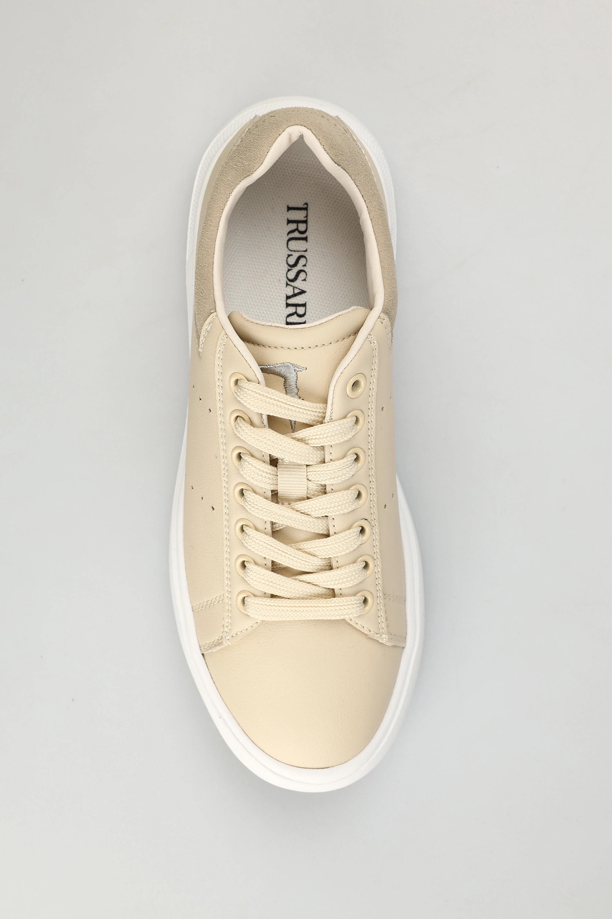 79A00829-9Y099998 Кеды Trussardi Бежевый