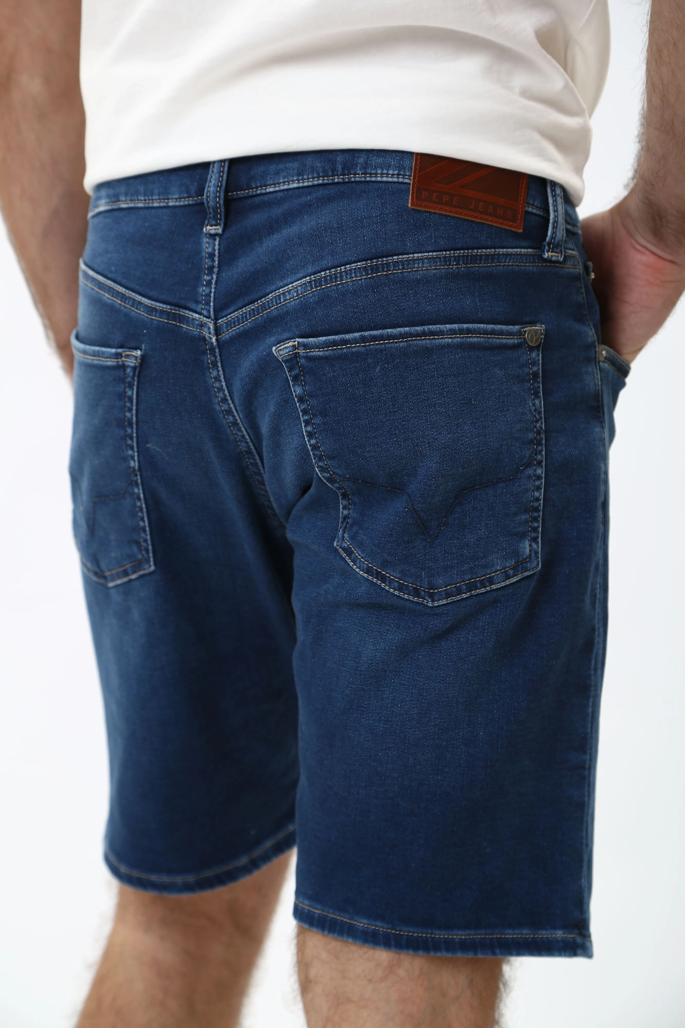 PM801085 Шорты джинсовые Pepe Jeans Синий