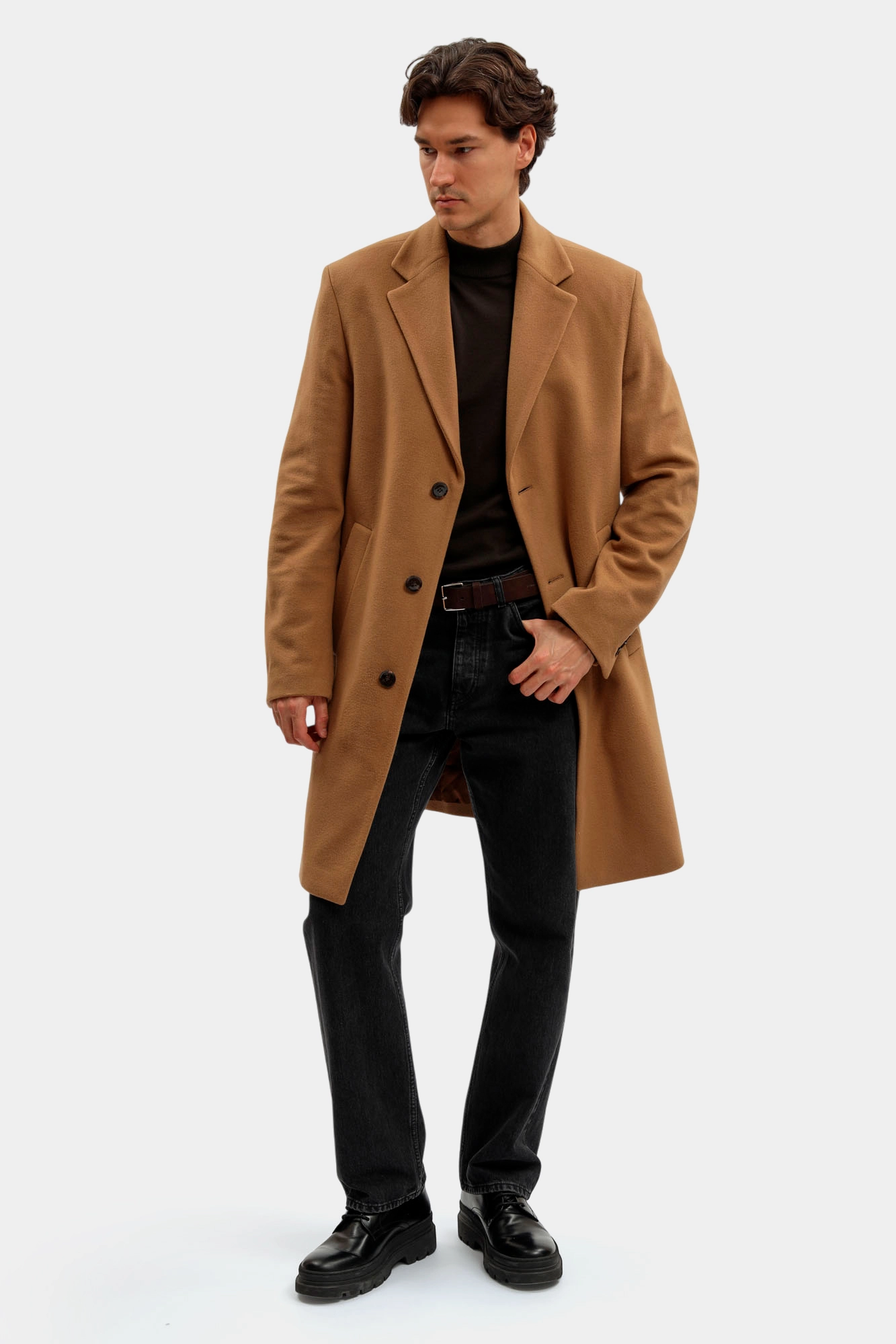 30048170_10018875 Пальто Strellson Бежевый