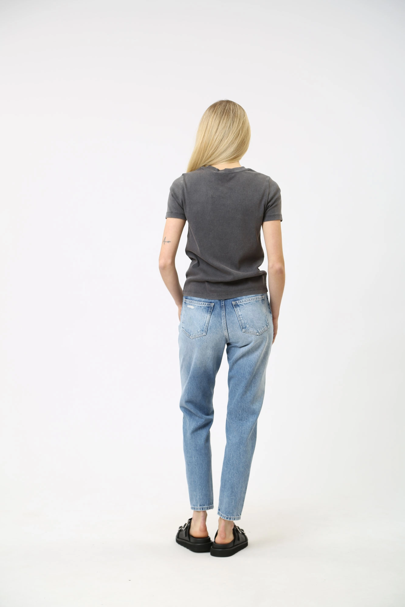 Mom jeans straight leg hot sale
