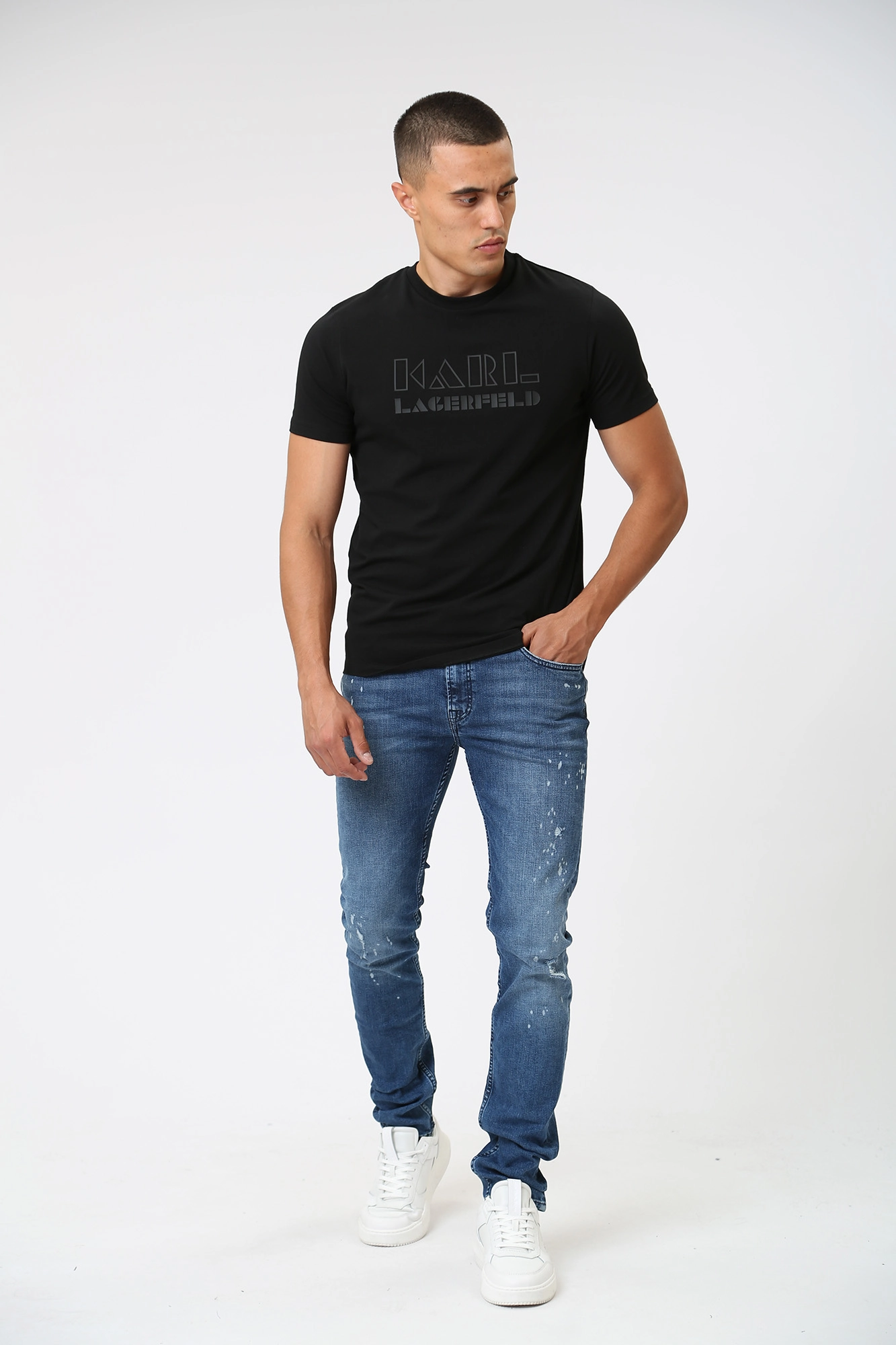 532832_265801 Брюки джинсовые Karl Lagerfeld Синий