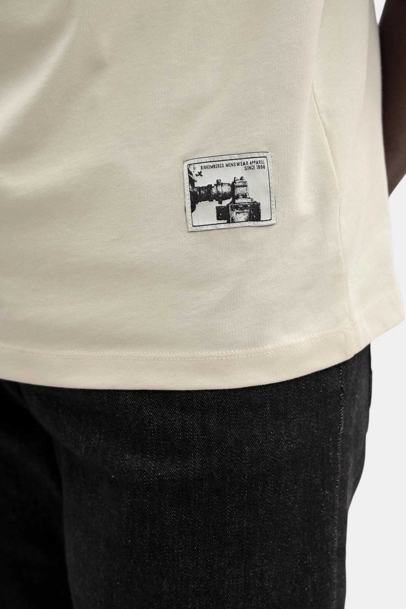 BMT1223 Футболка Bikkembergs Бежевый