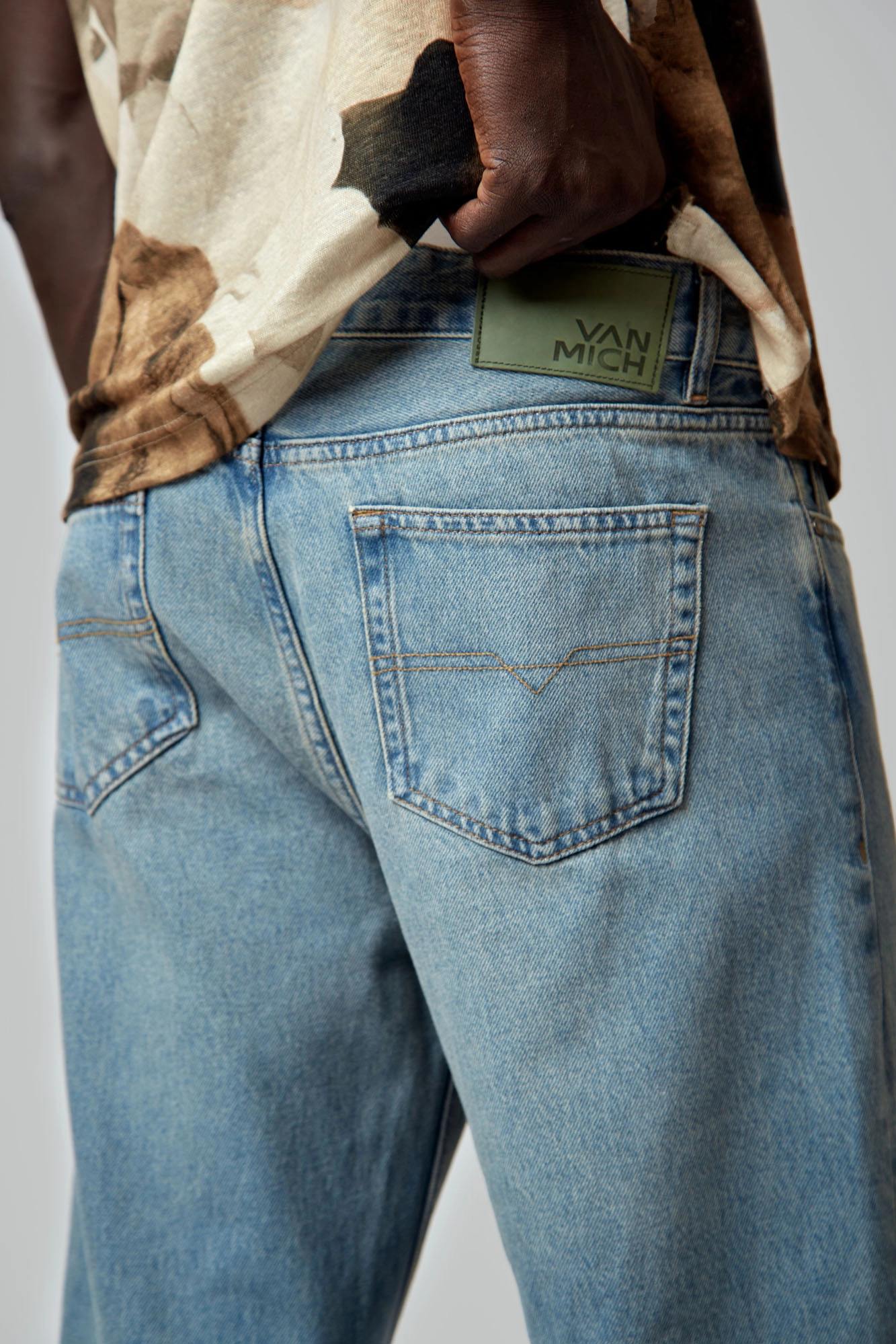 VM-OMA-33-353 Брюки джинсовые Van Mich Голубой