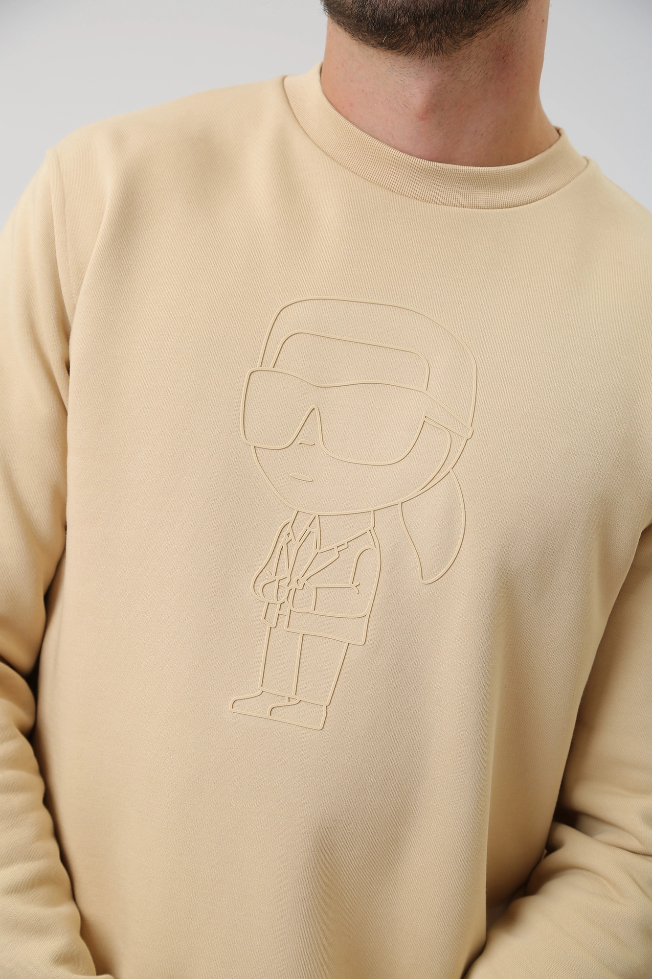 533910_705401 Свитшот Karl Lagerfeld Бежевый