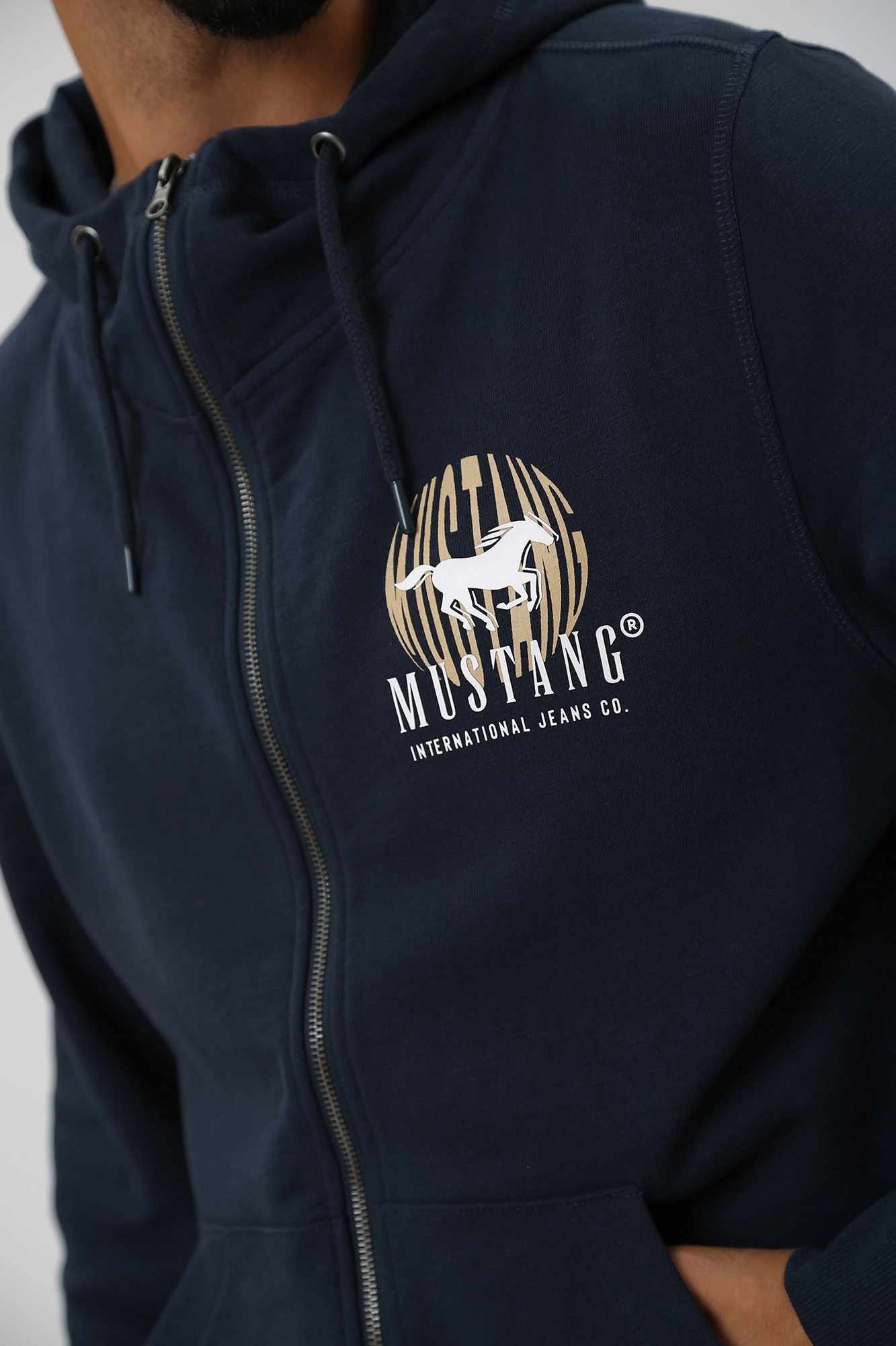 1014163 Толстовка Mustang Синий