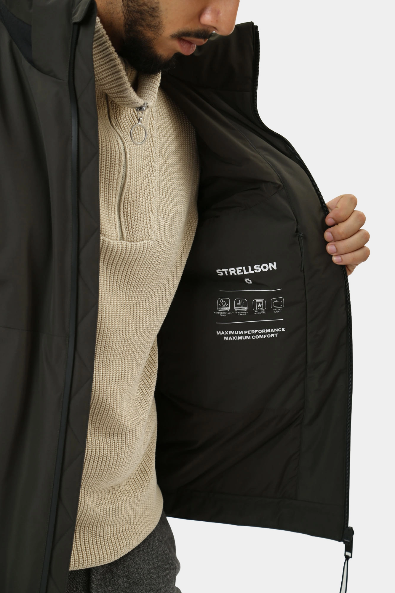 30040813_10017938 Ветровка Strellson Хаки