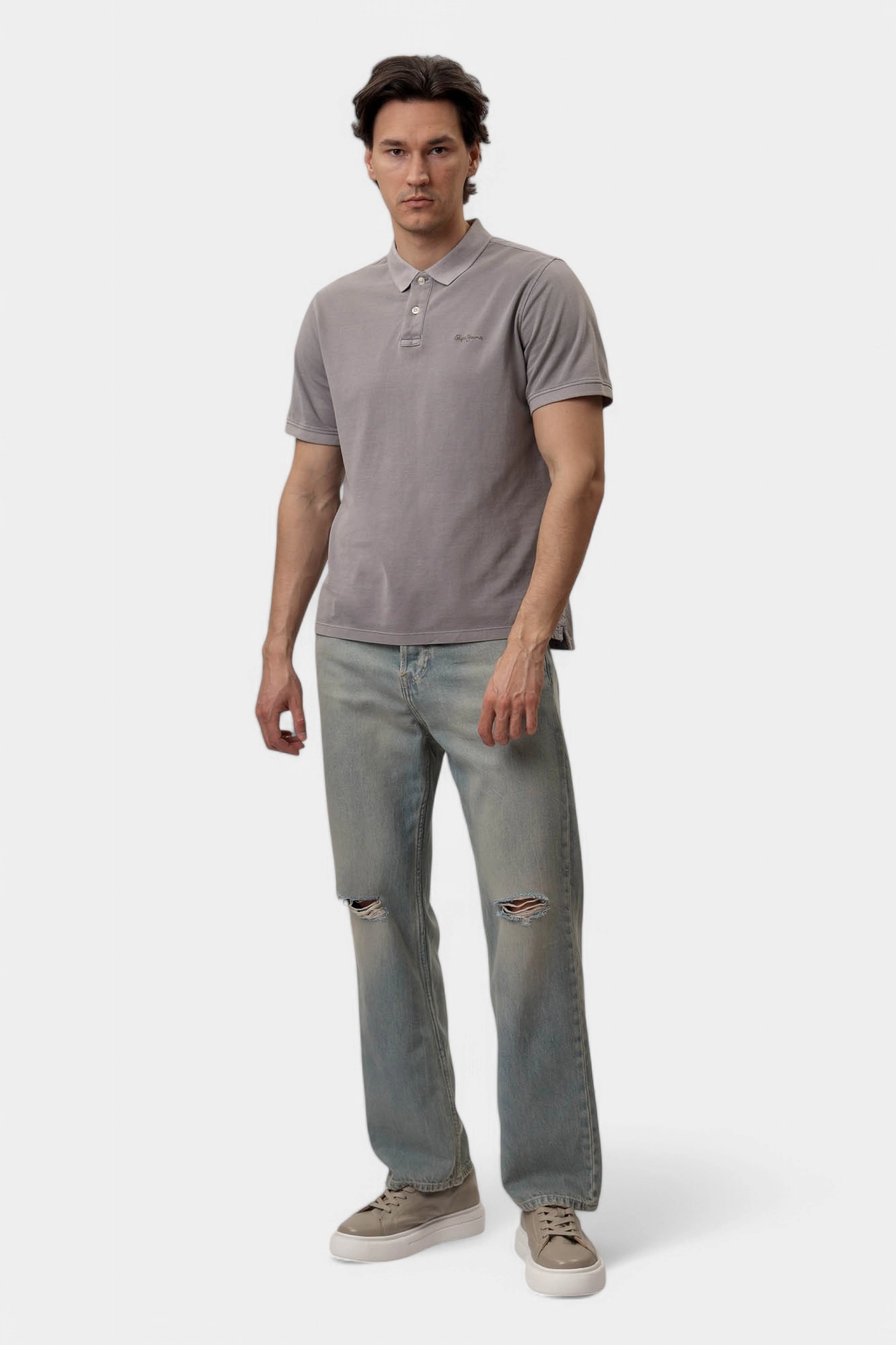 PM542099 Поло Pepe Jeans Серый