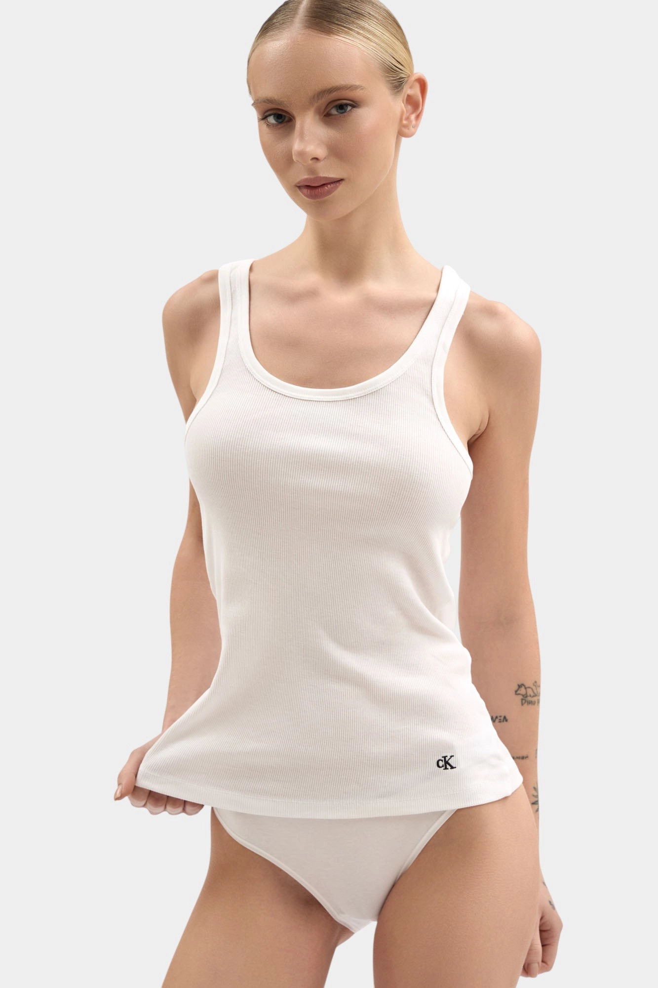 LV00QS7493 майка 3 шт calvin klein underwear 