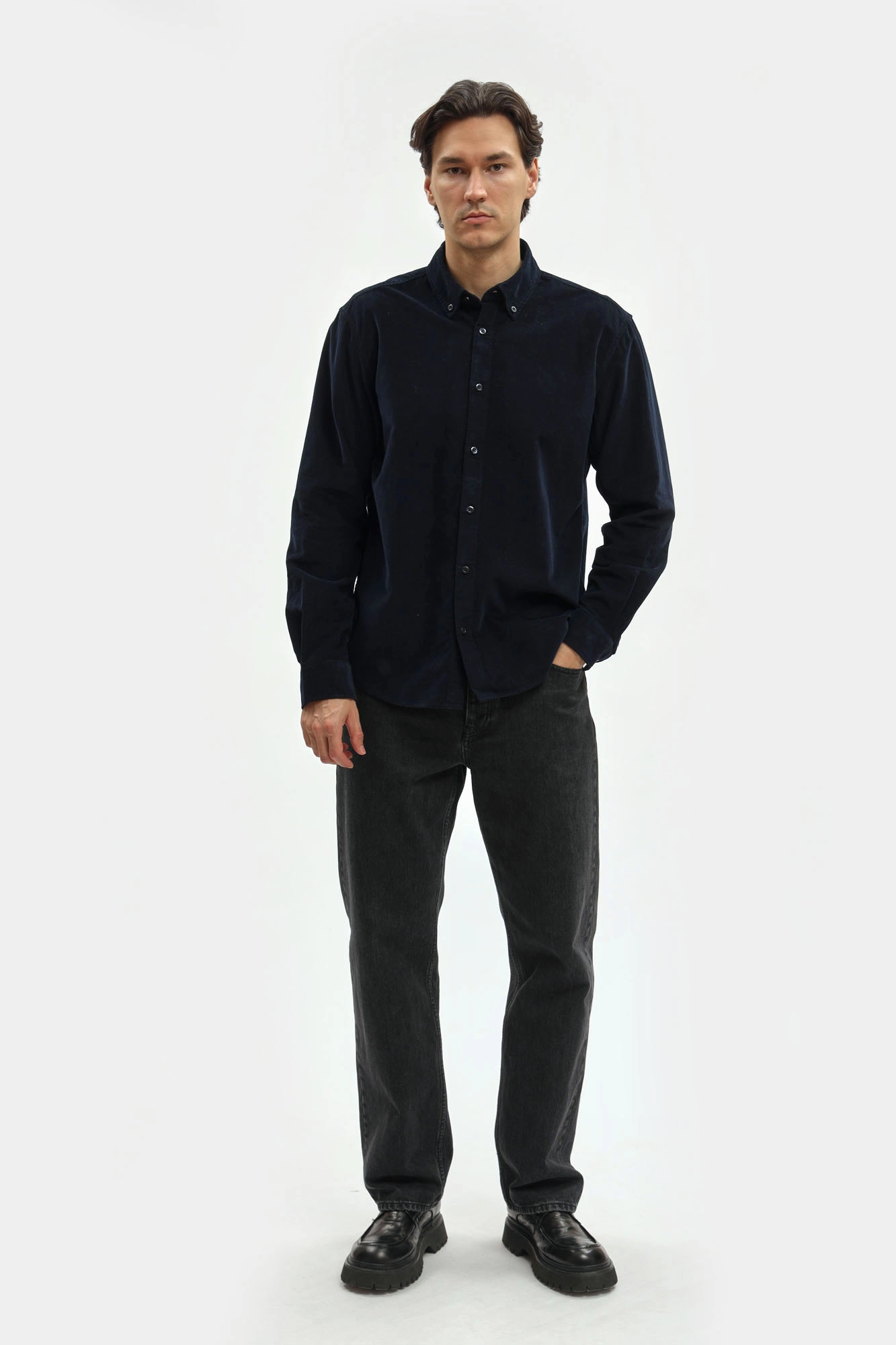 30048488_10020570 Рубашка Strellson Синий