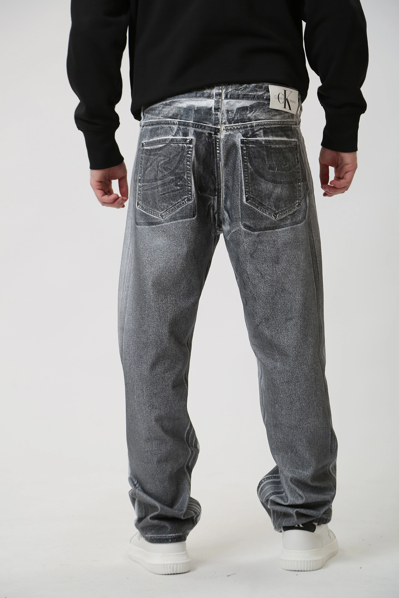 Calvin klein straight jeans clearance