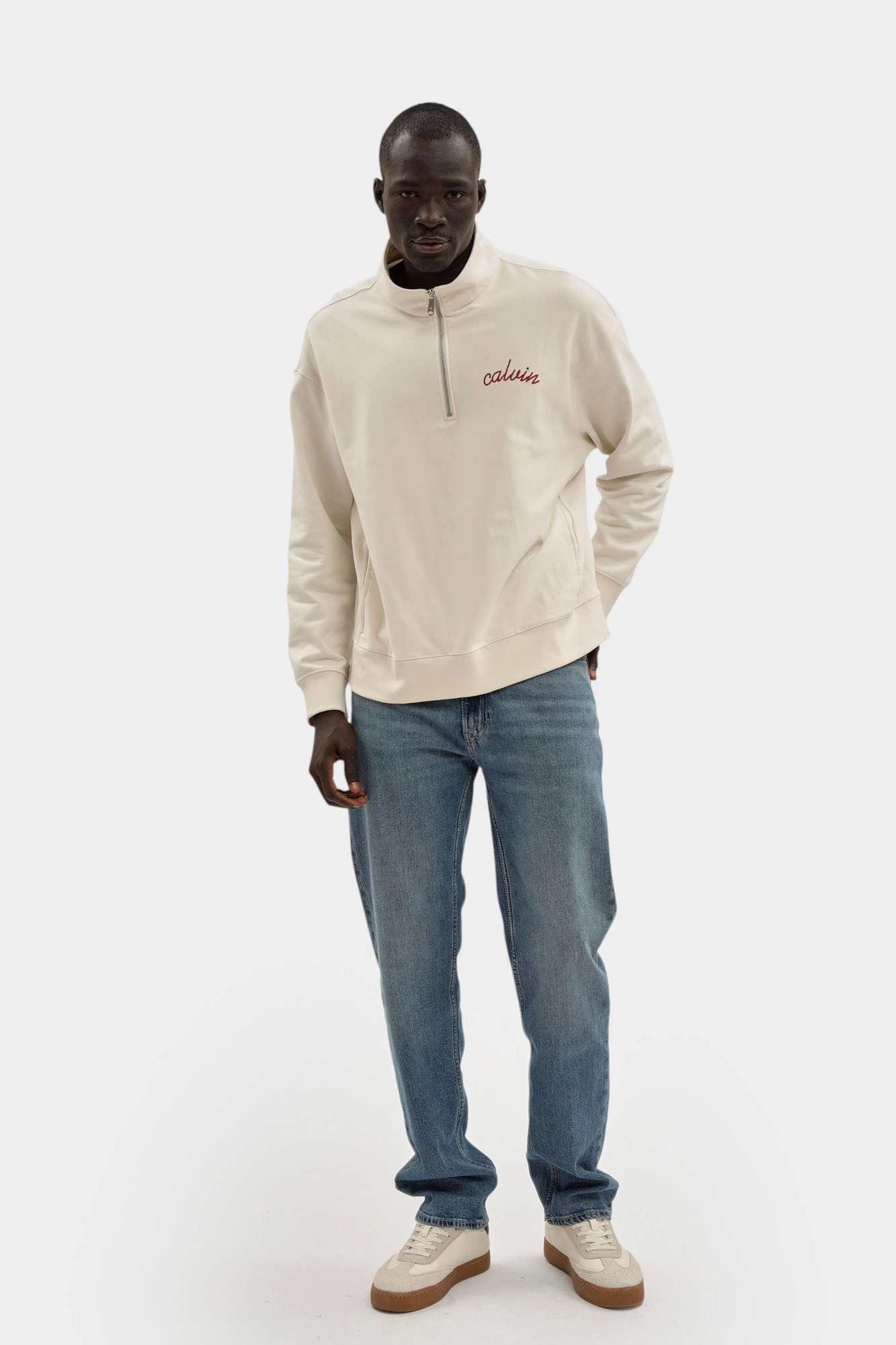 LV04RC227G Свитшот Calvin Klein Jeans Бежевый