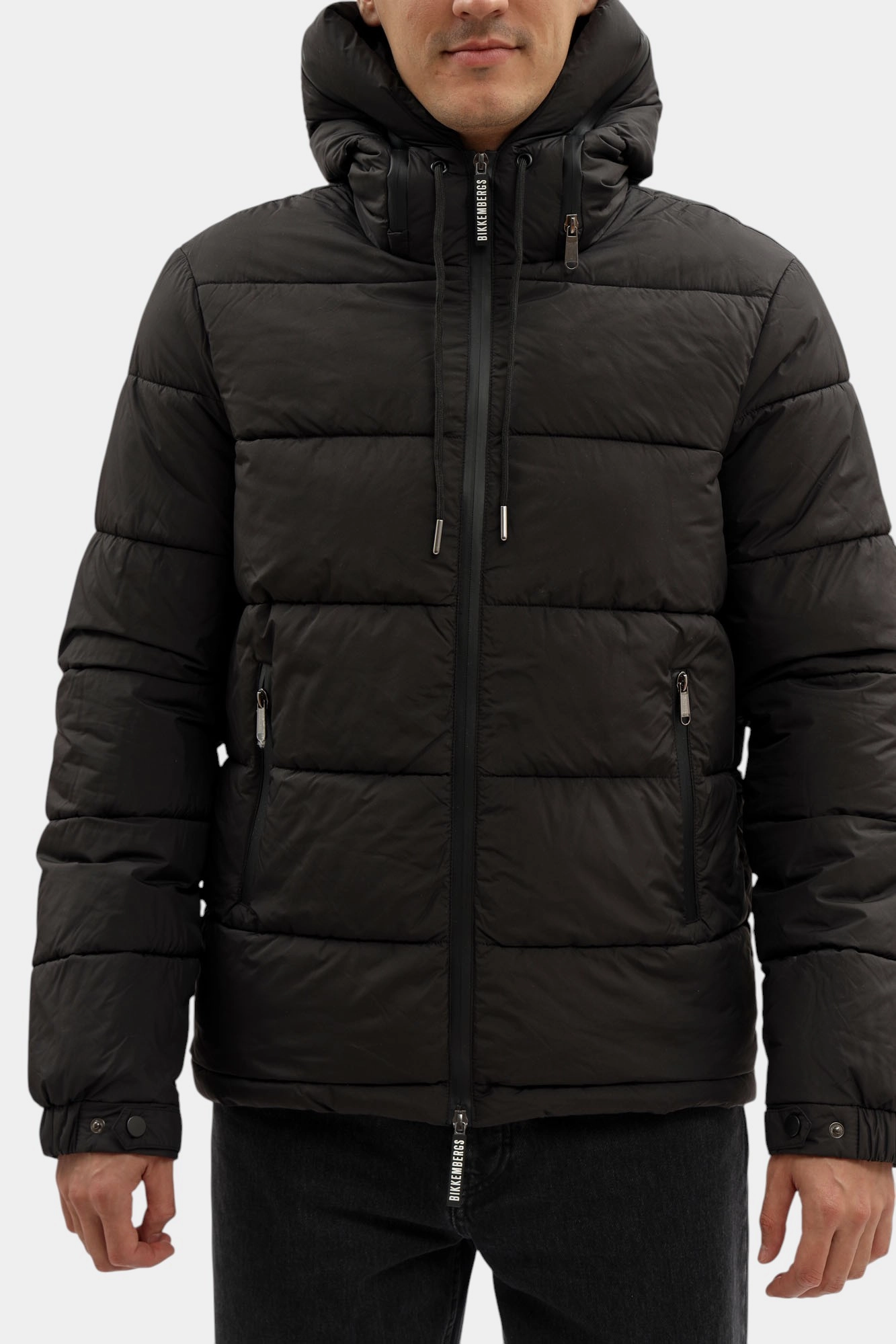 BMG1318 Пуховик Bikkembergs Черный