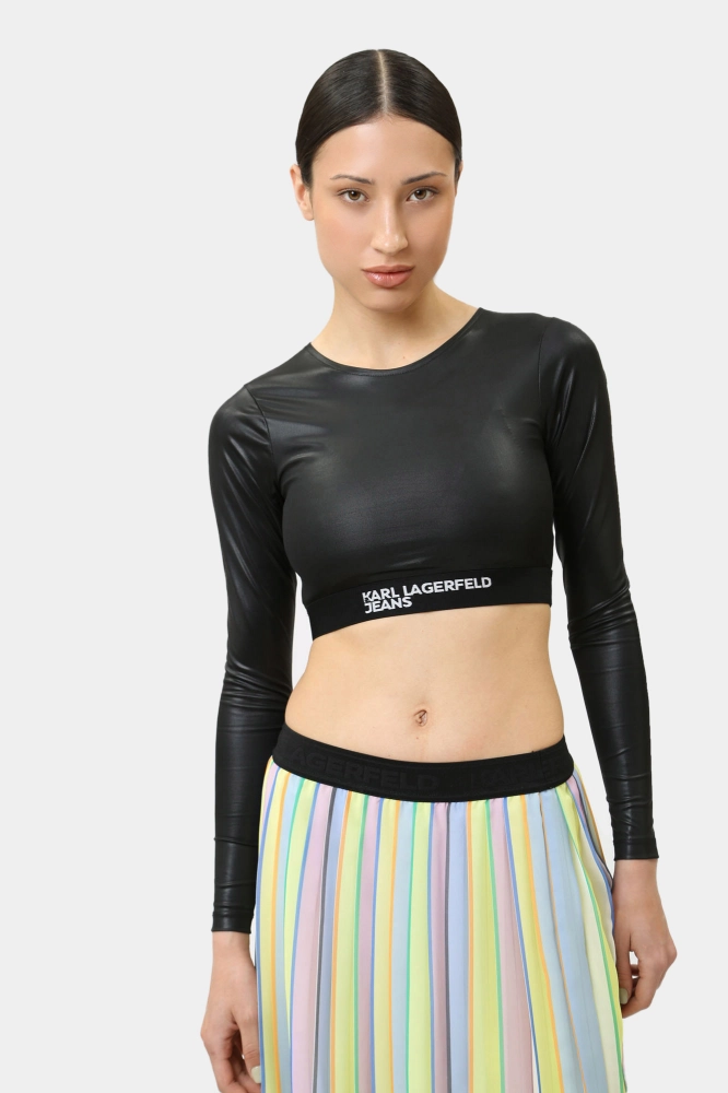 Брюки джинсовые Armani Exchange Хлопок Черный