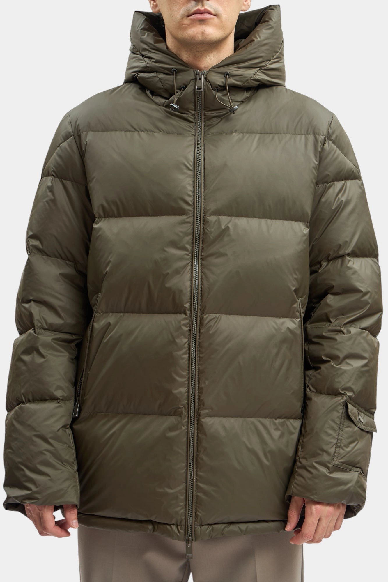 M-KX-252-56-1399 Пуховик The Hills Зеленый