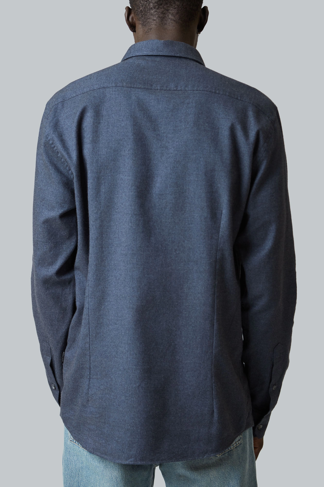 VM-BAL-58-003 Рубашка с длинным рукавом Van Mich Синий