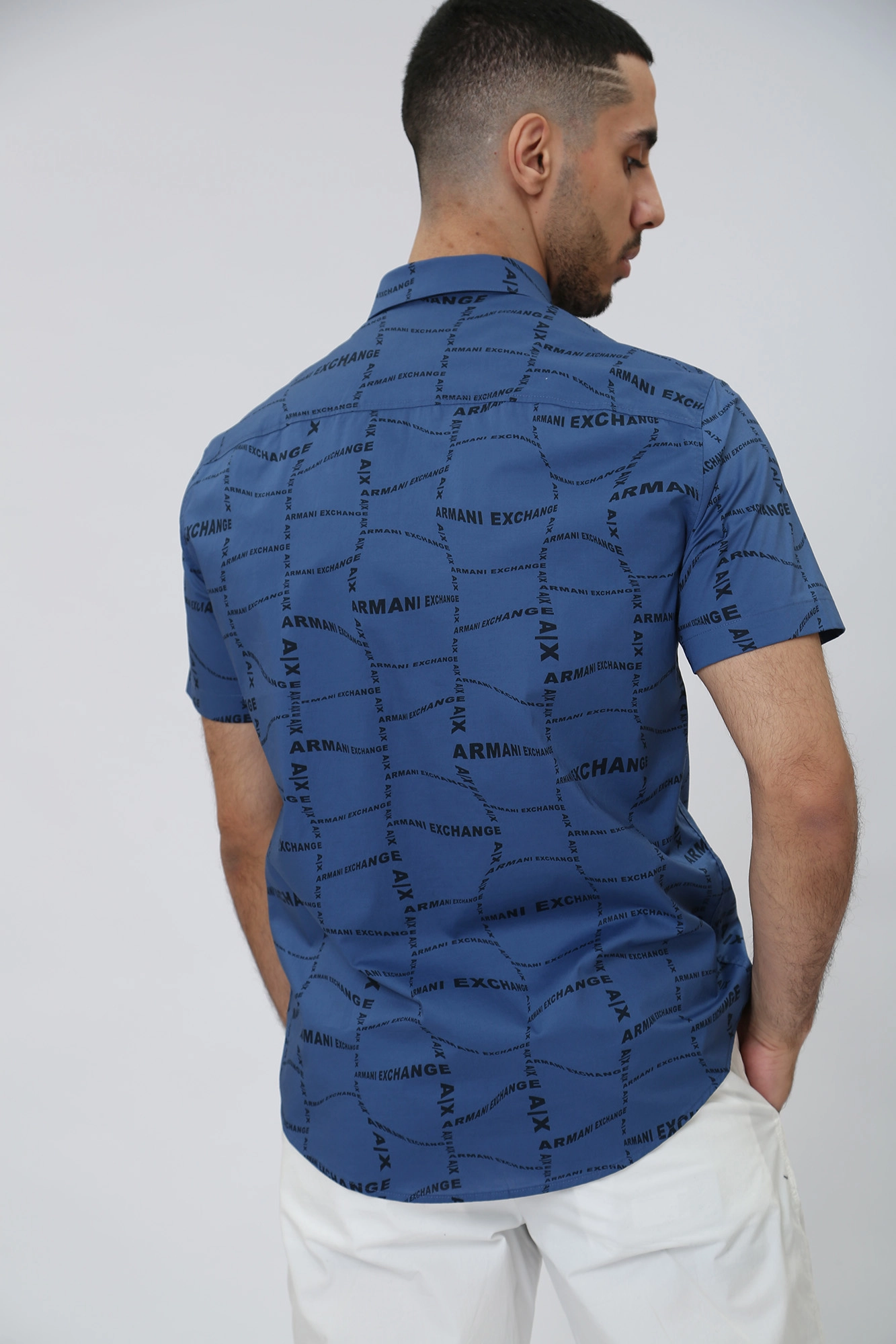 3RZC04_ZNEAZ Рубашка Armani Exchange Синий