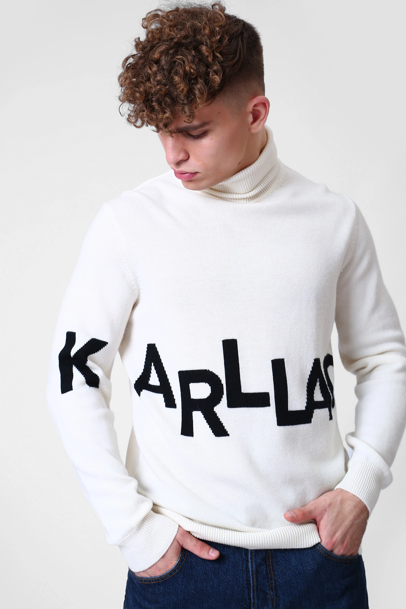 524399_655020 Водолазка Karl Lagerfeld Белый