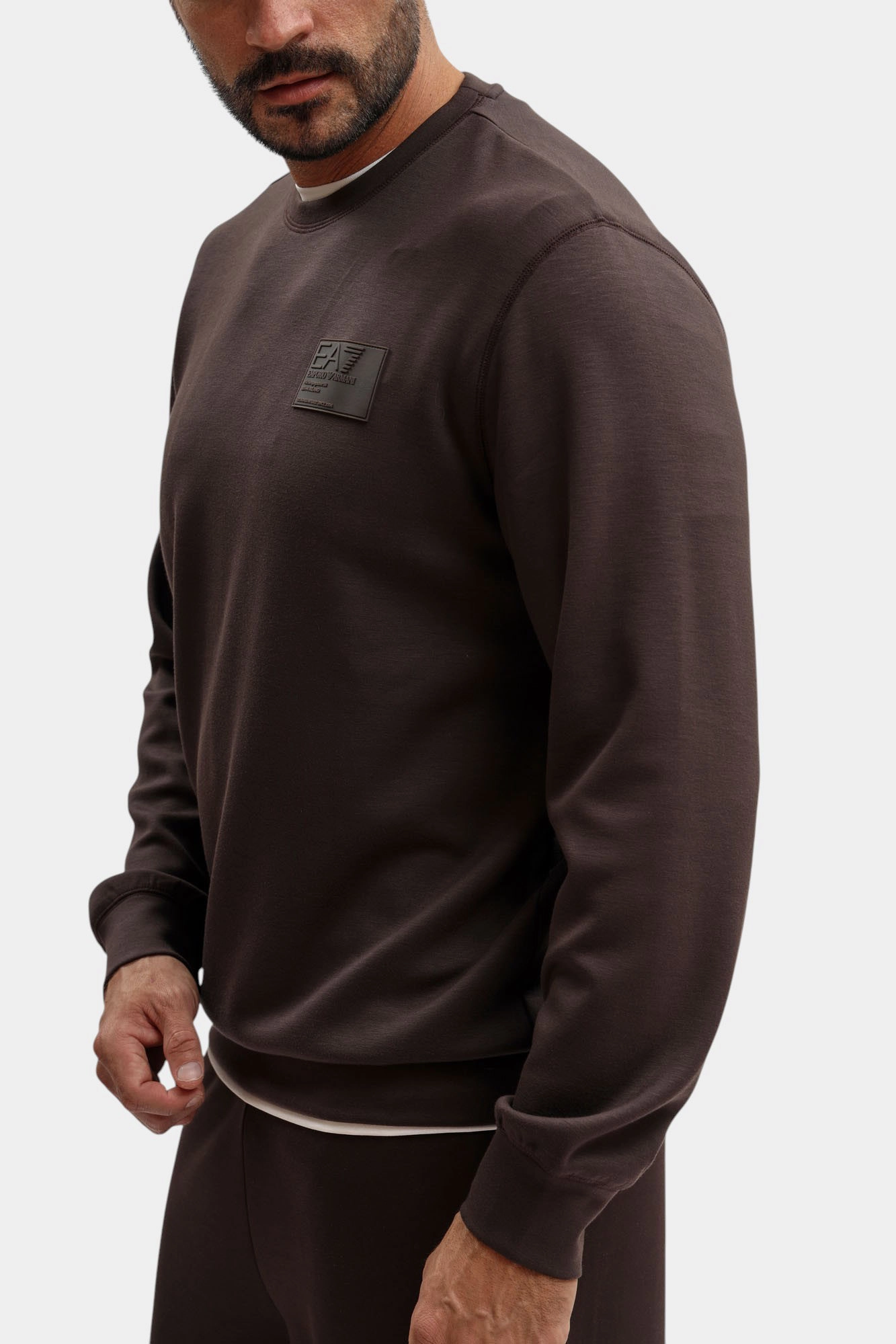 7X000129_AF13790 Свитшот EA7 Коричневый