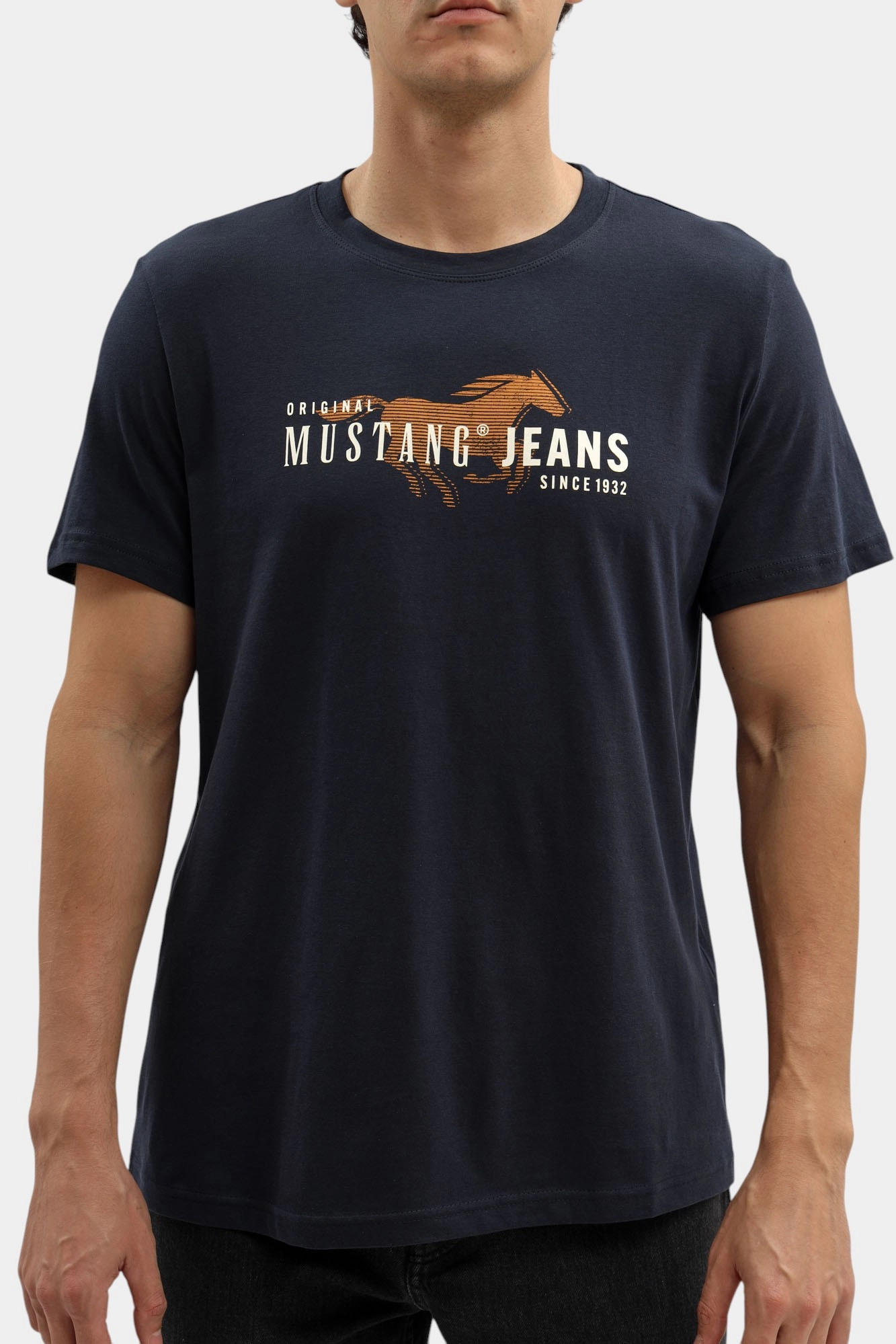 1016854 Футболка Mustang Синий