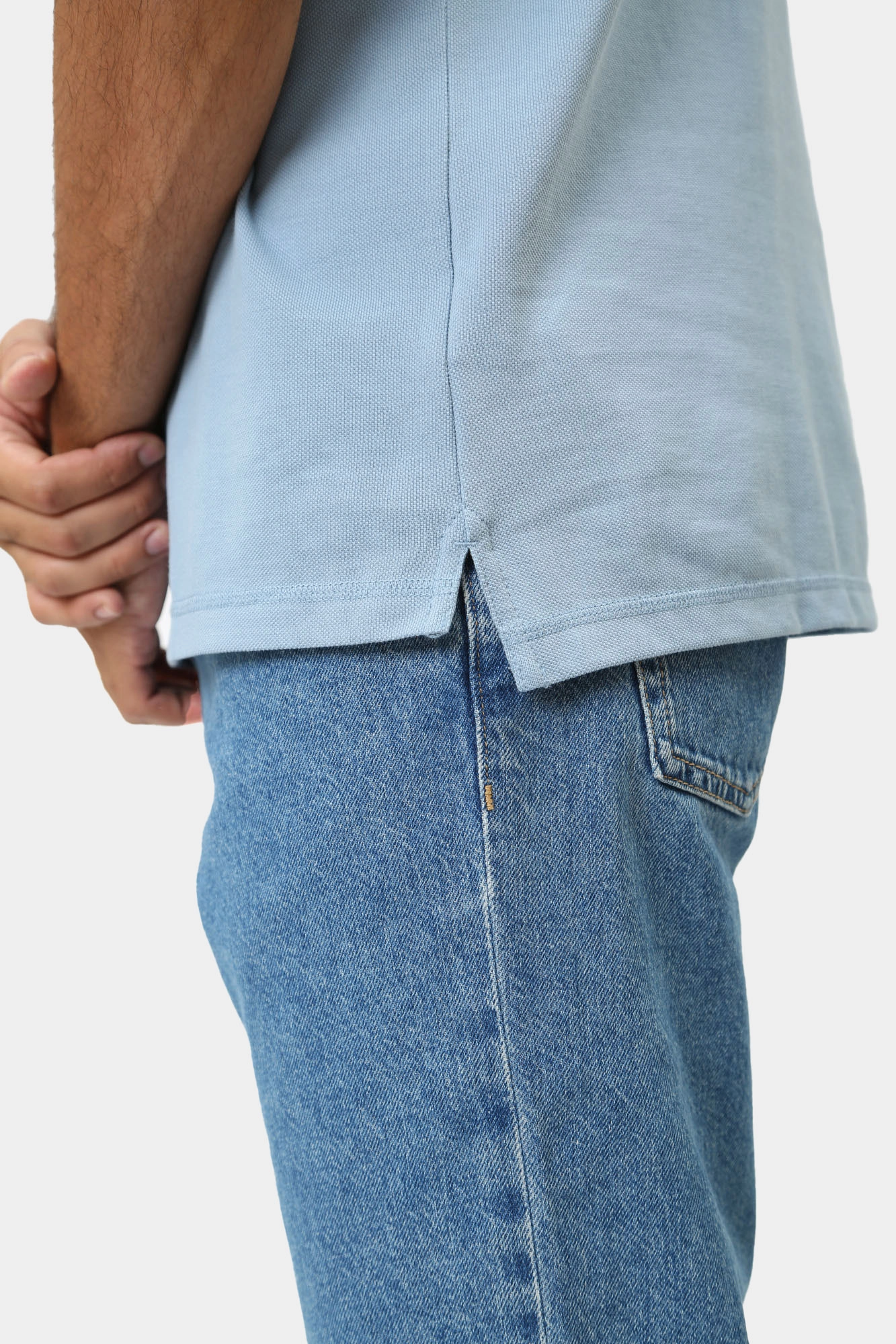 J30J323394 Поло Calvin Klein Jeans Голубой