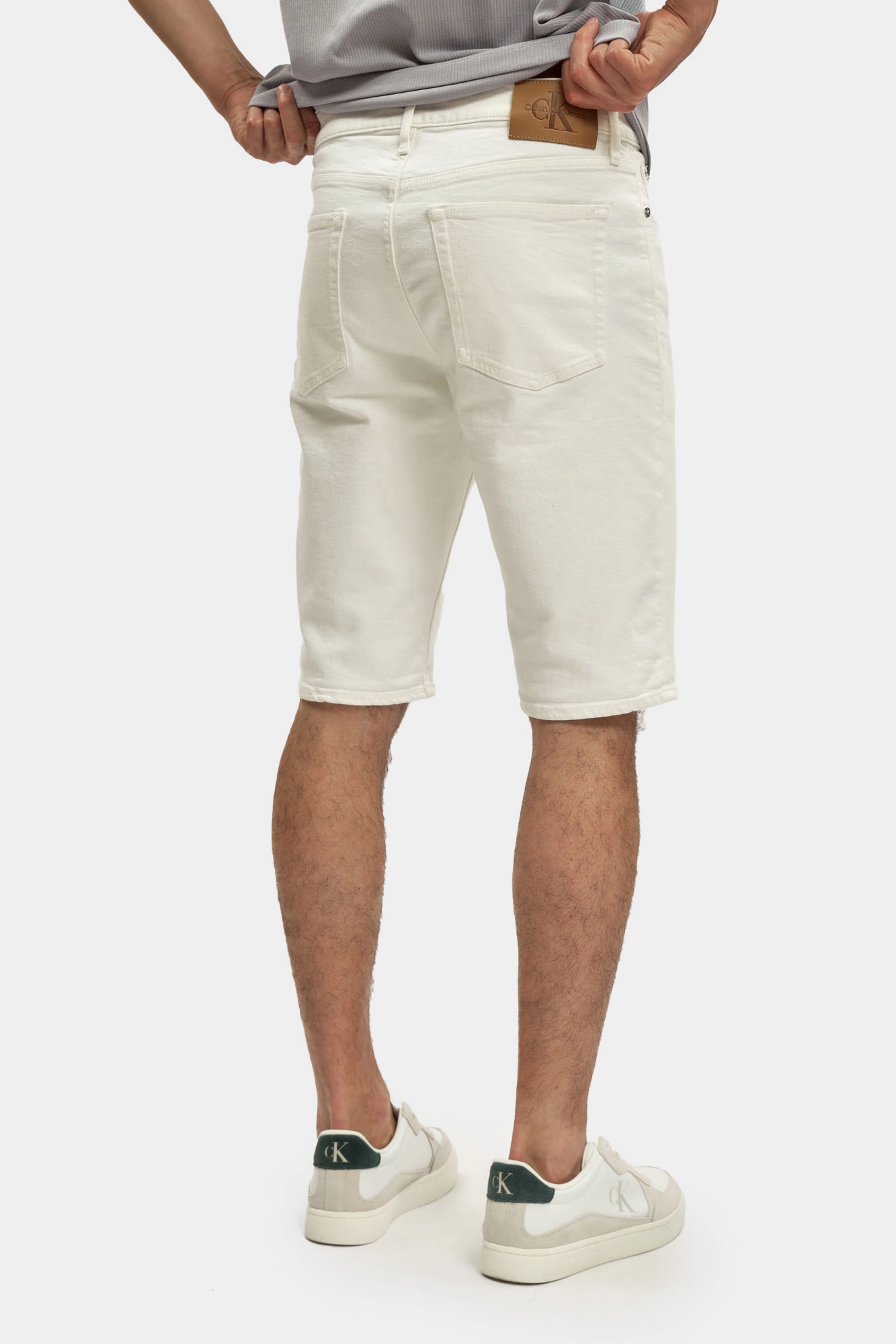 J30J327536 Шорты джинсовые Calvin Klein Jeans Белый