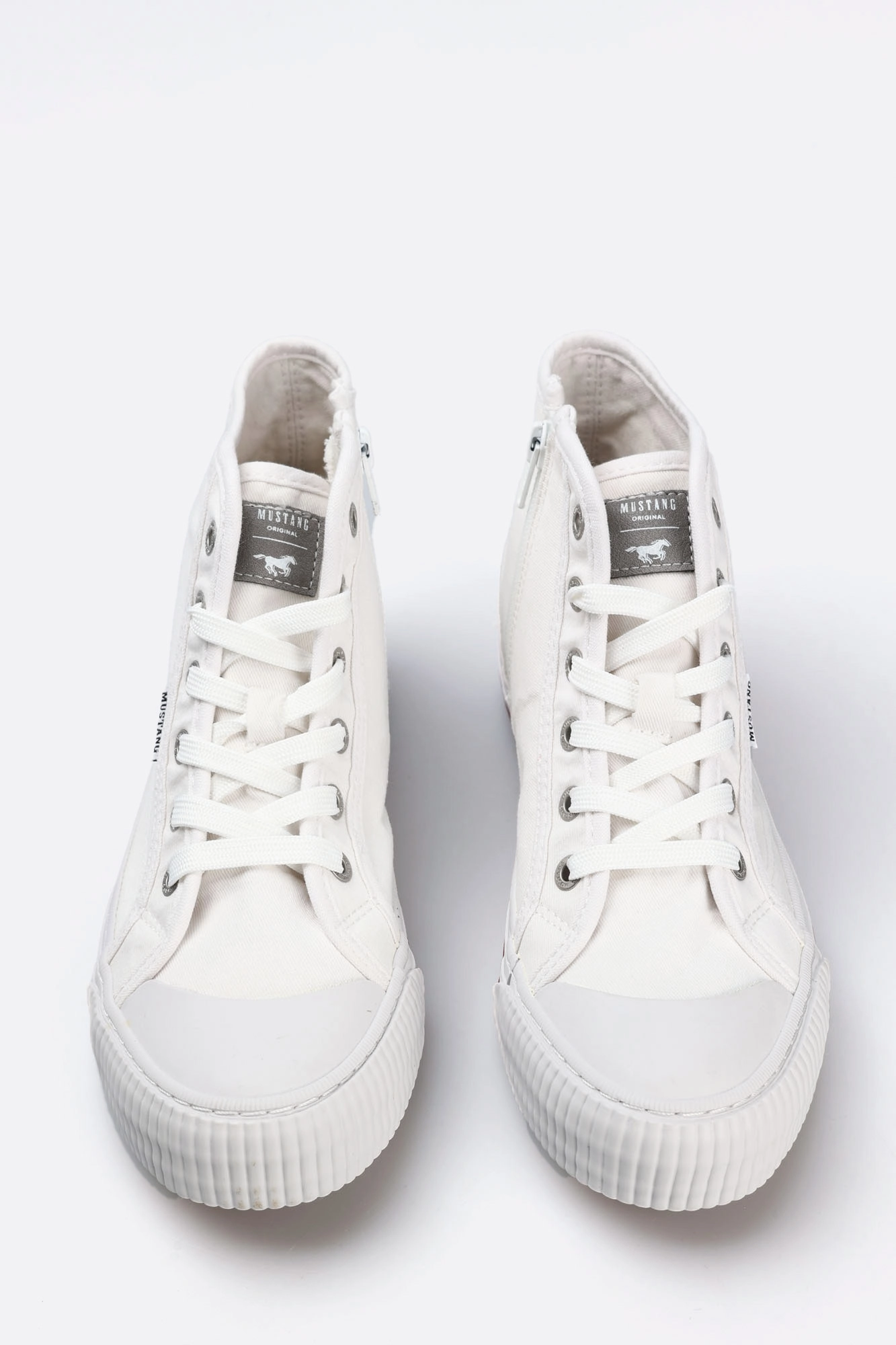 1420-504 Кеды высокие Mustang Белый